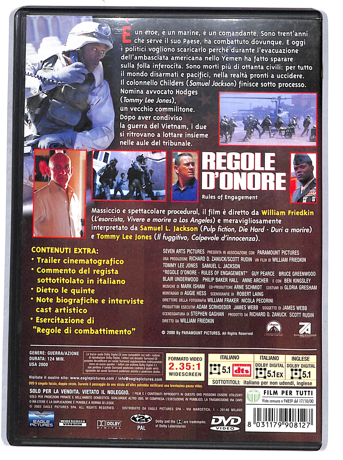 EBOND regole d'onore DVD D667135