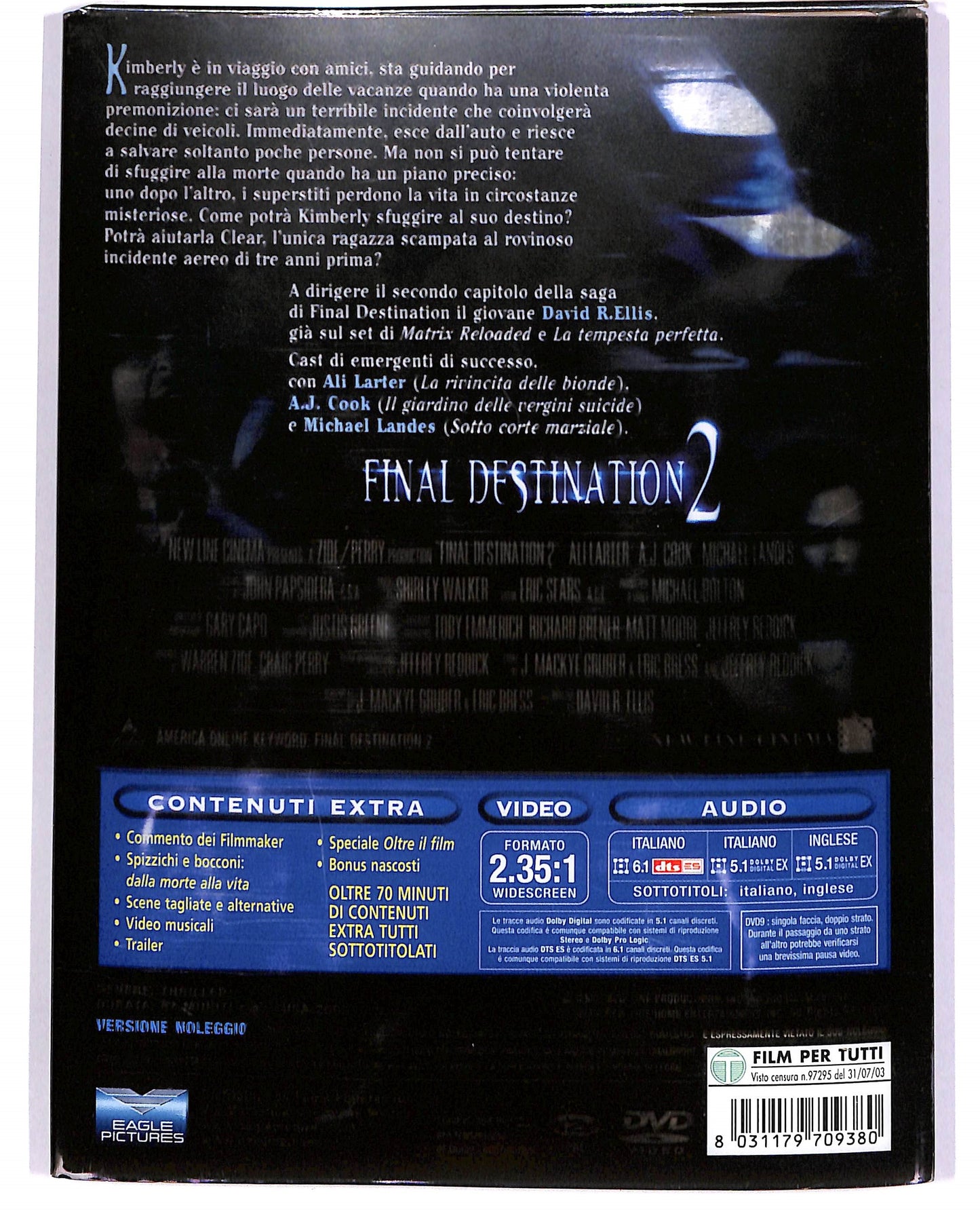 EBOND Final Destination 2 DIGIPACK DVD D667260
