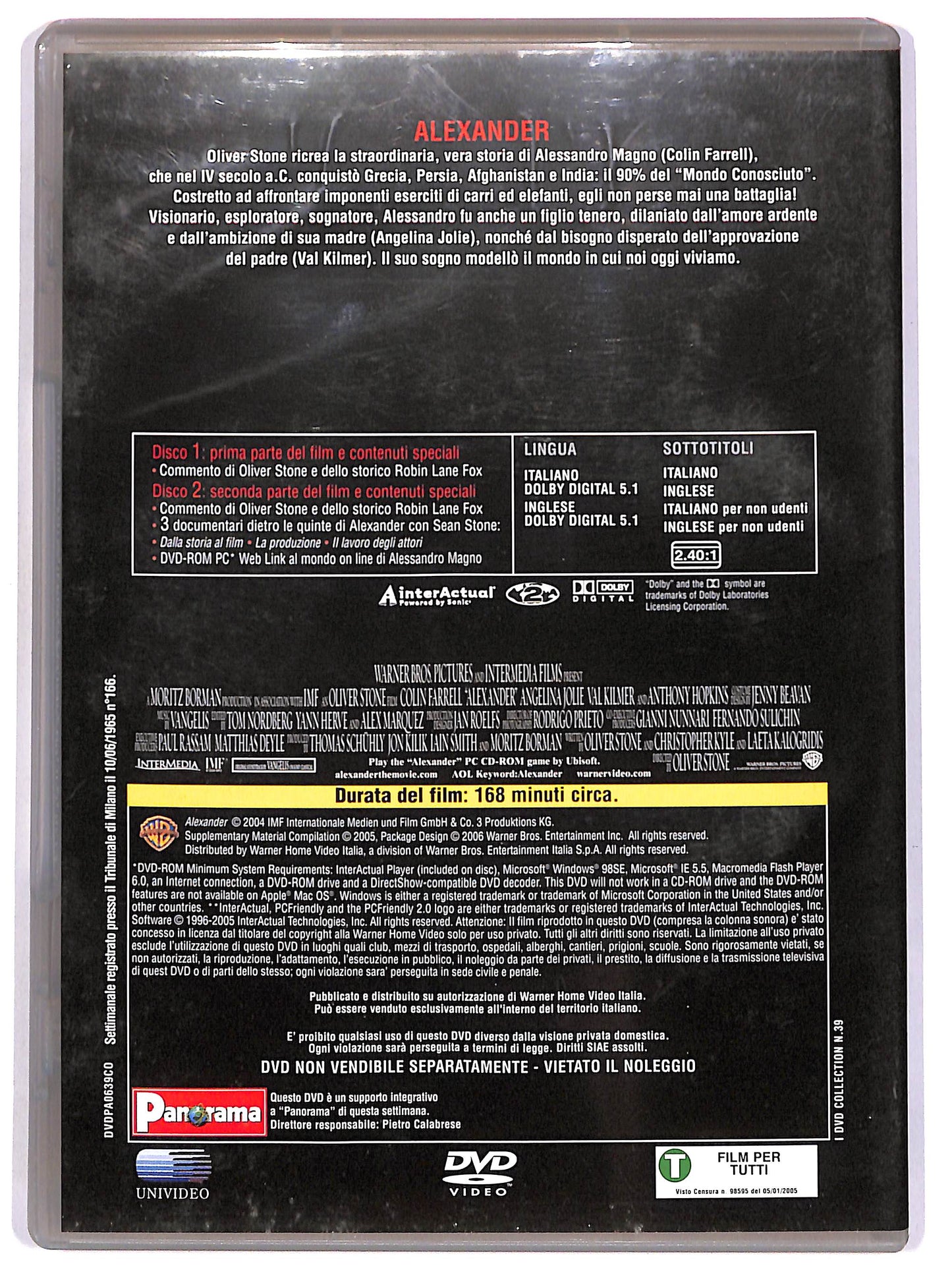 EBOND Alexander (2 dischi) EDITORIALE DVD D667426