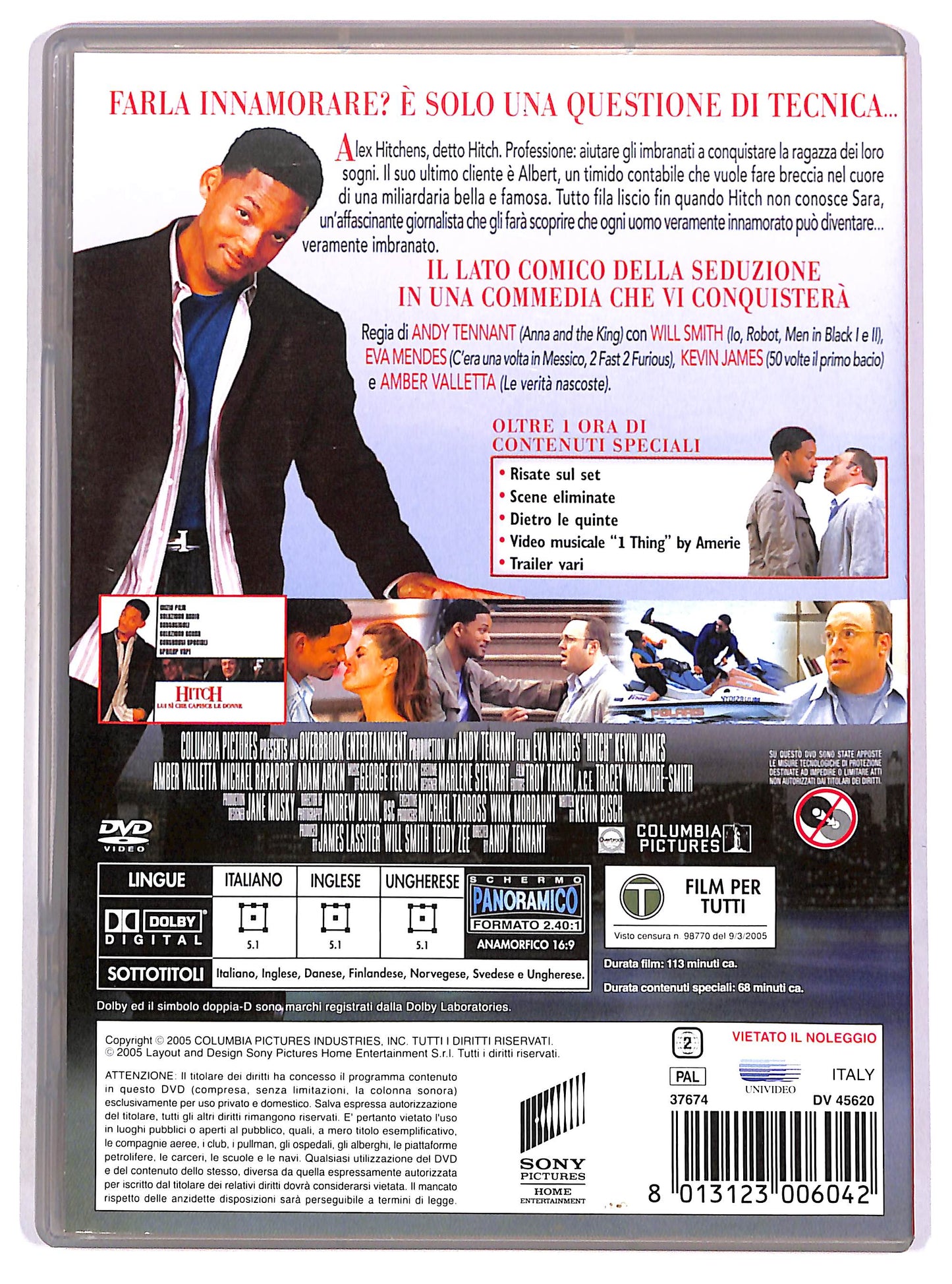 EBOND Hitch - Lui si che capisce le donne DVD D667444