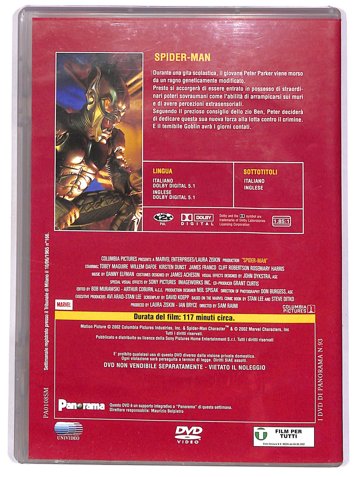 EBOND Spider-Man EDITORIALE DVD D667449