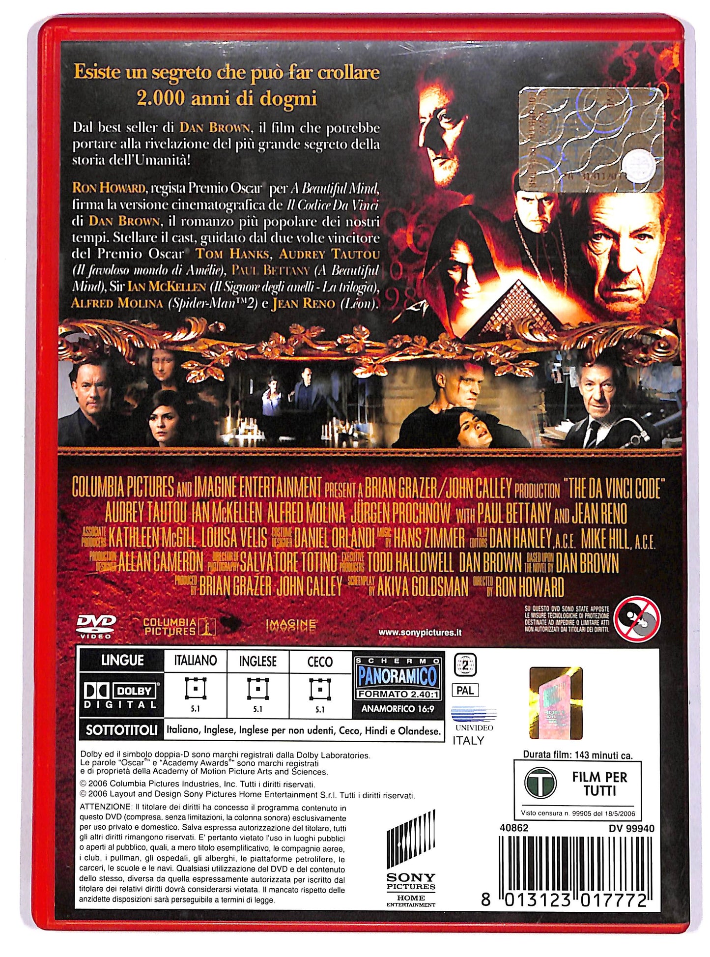 EBOND Il codice Da Vinci NOLEGGIO DVD D667504