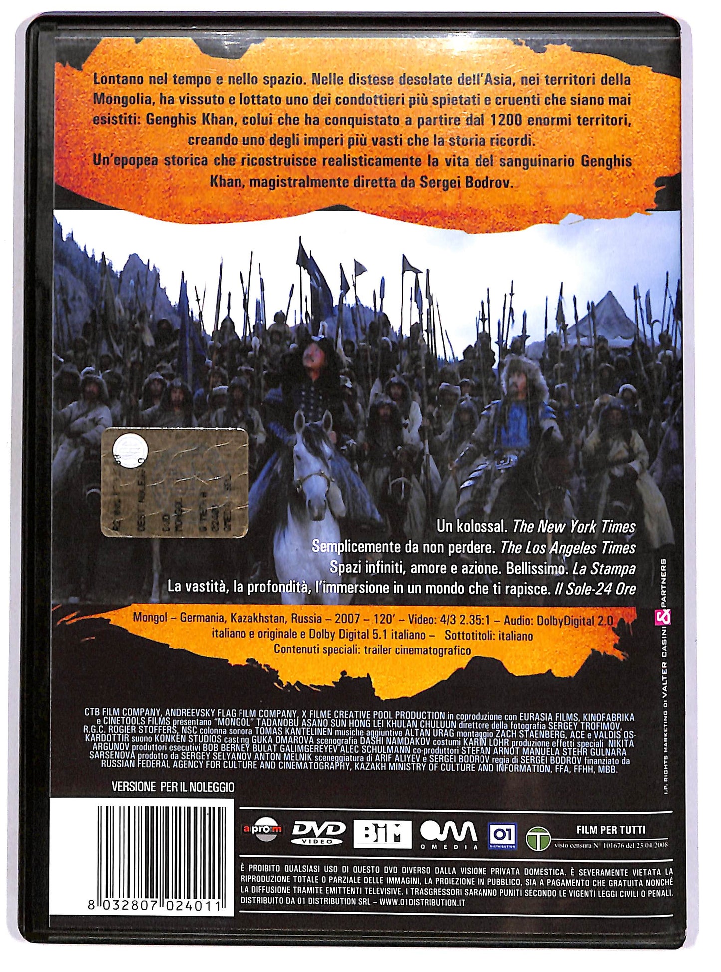 EBOND Mongol - La vera storia di Genghis Khan NOLEGGIO DVD D667517