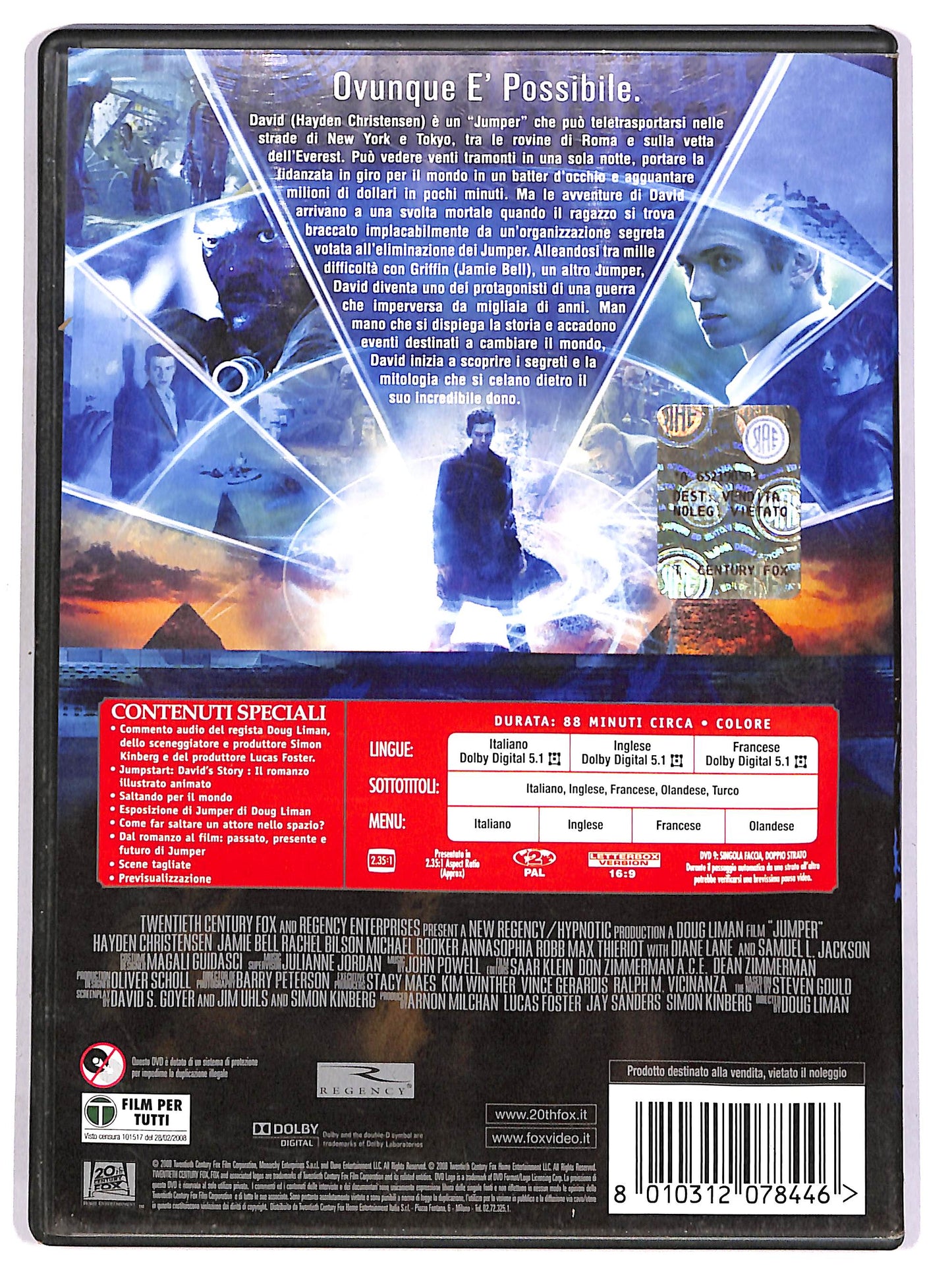 EBOND Jumper - Senza confini DVD D667546