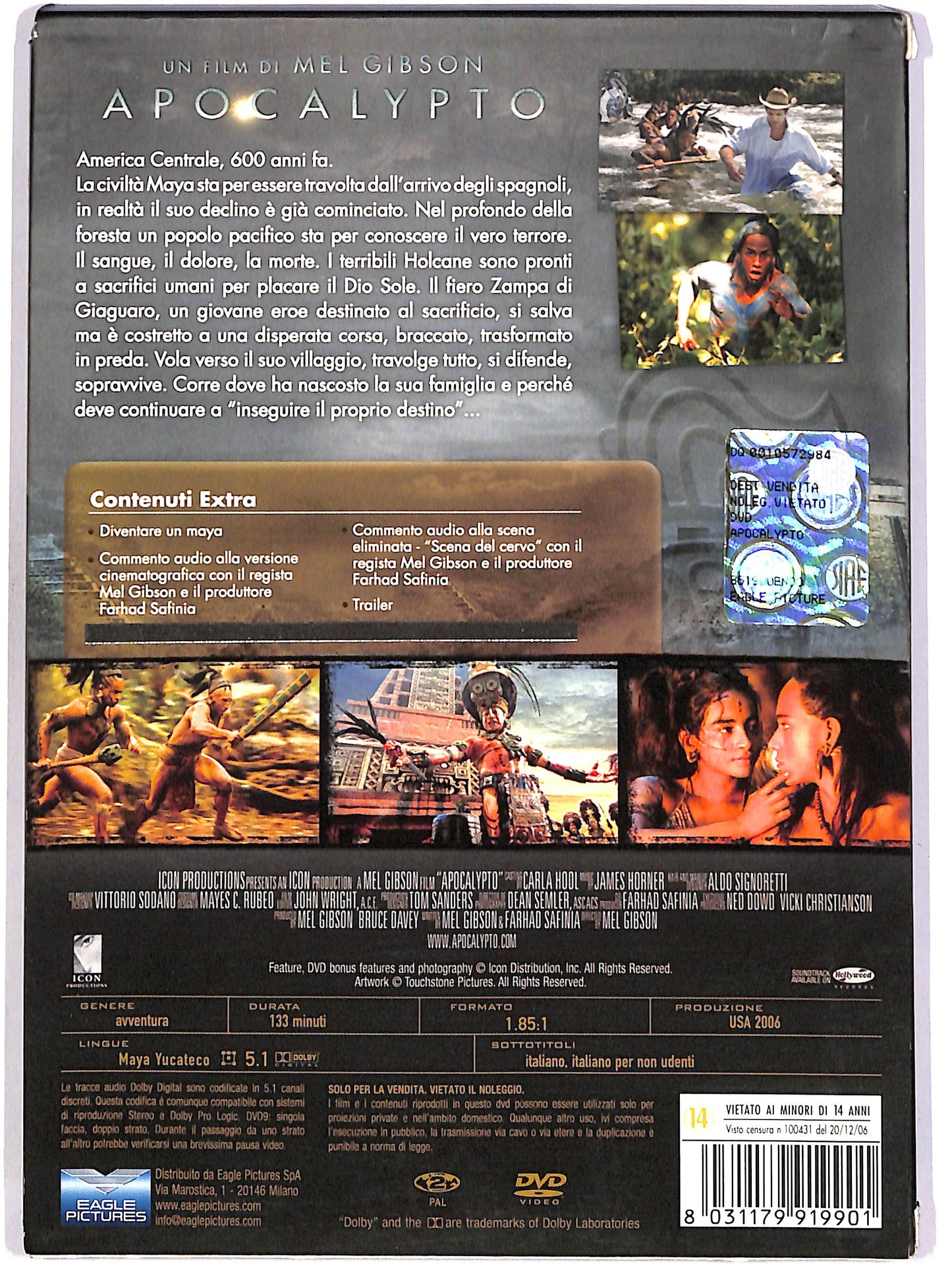 EBOND Apocalypto SLIPCASE DVD D667556