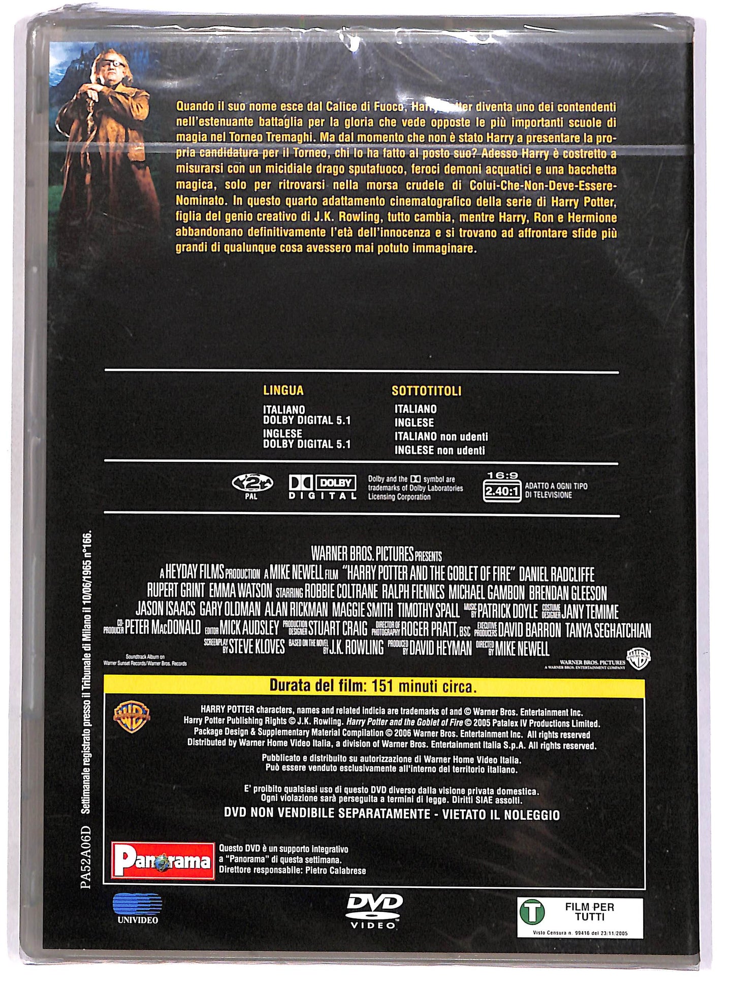 EBOND Harry Potter e il calice di fuoco EDITORIALE DVD D667613