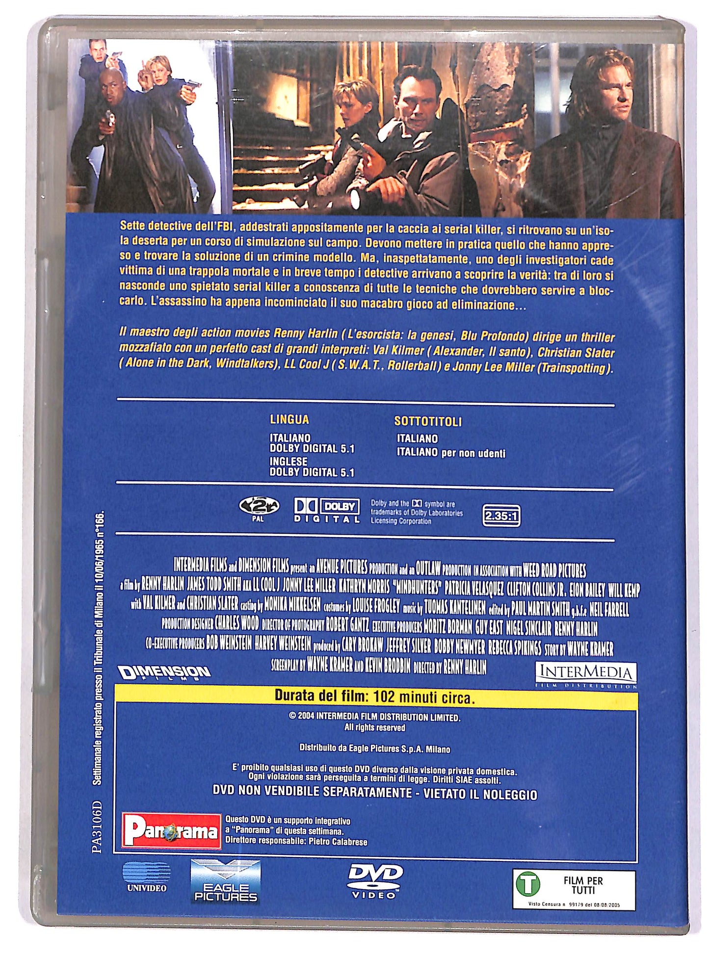 EBOND Nella mente del serial killer EDITORIALE DVD D667631