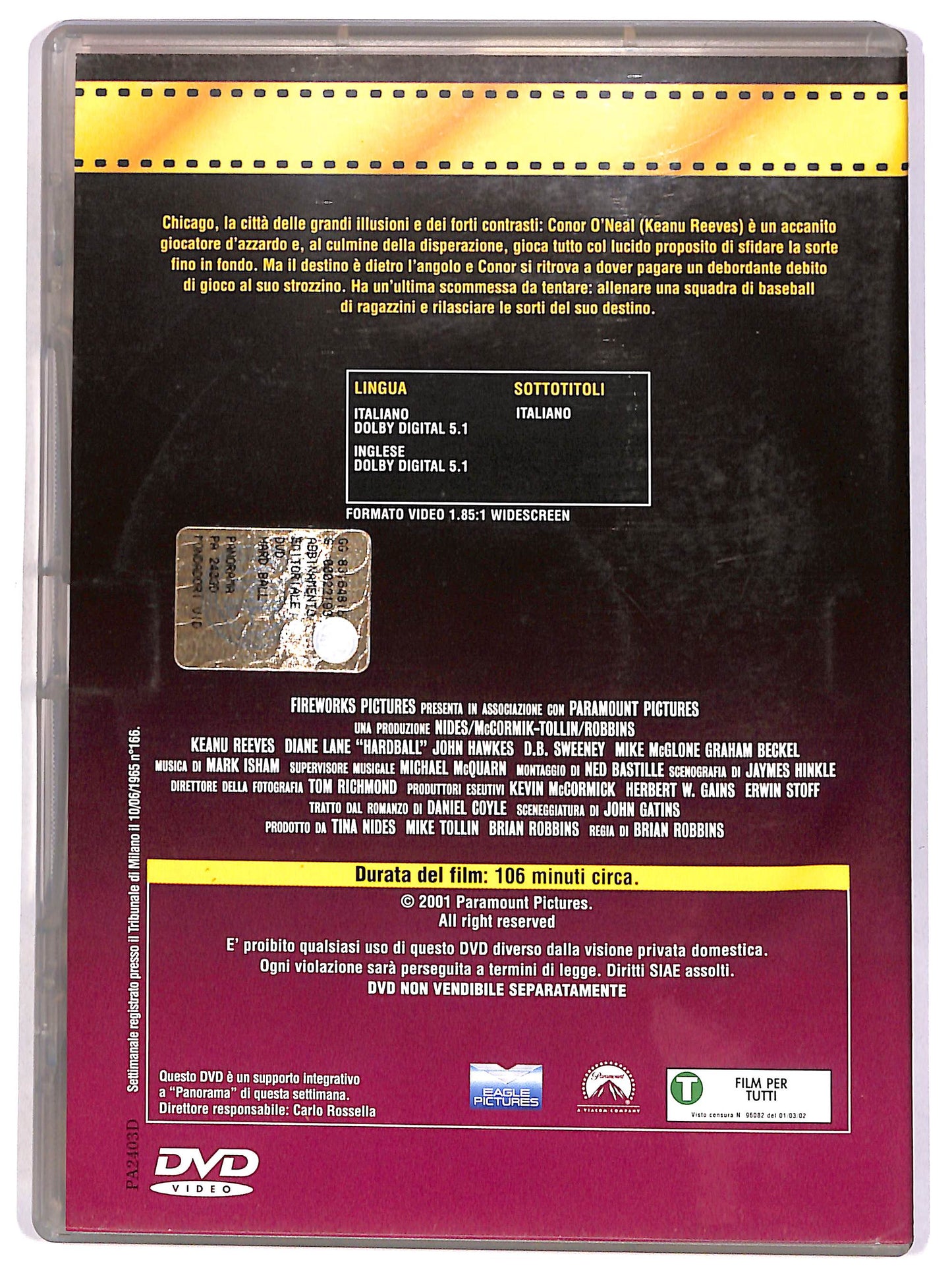 EBOND Hardball EDITORIALE DVD D667633