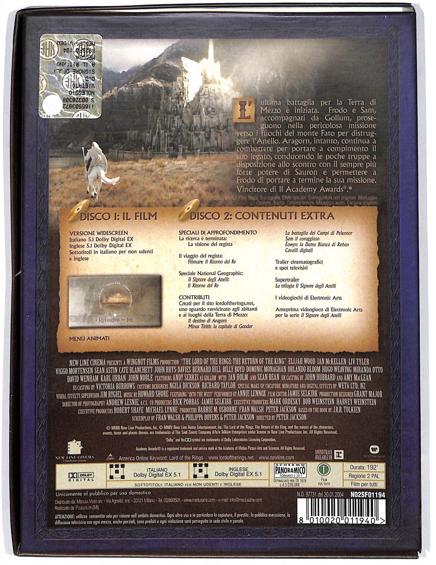 EBOND Il Signore degli Anelli - Il Ritorno del Re DVD D667742