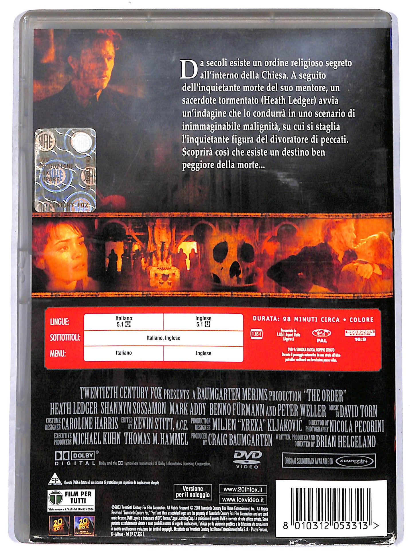 EBOND la setta dei dannati NOLEGGIO DVD D667853