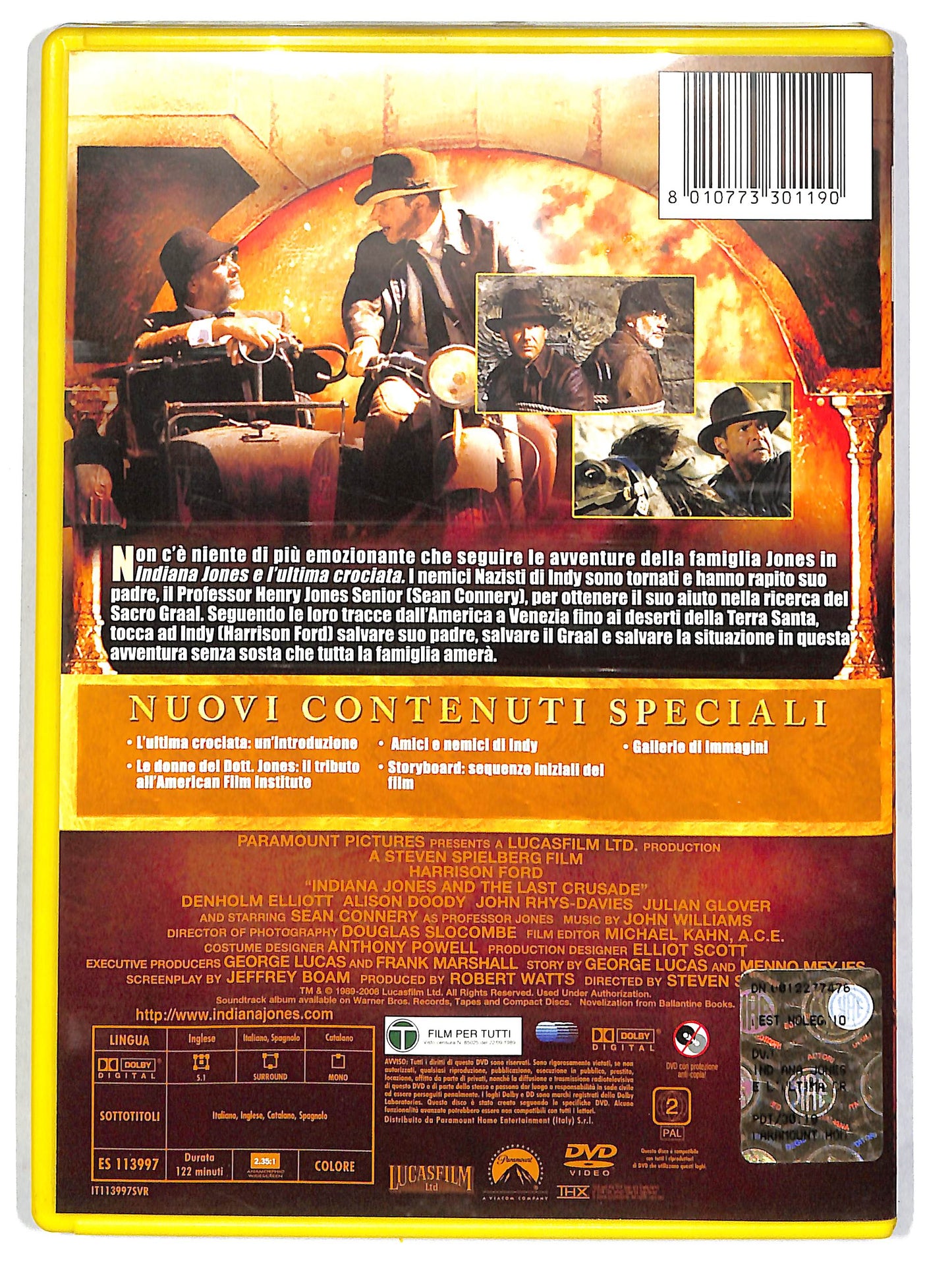 EBOND Indiana Jones e l'ultima crociata Noleggio DVD D667948