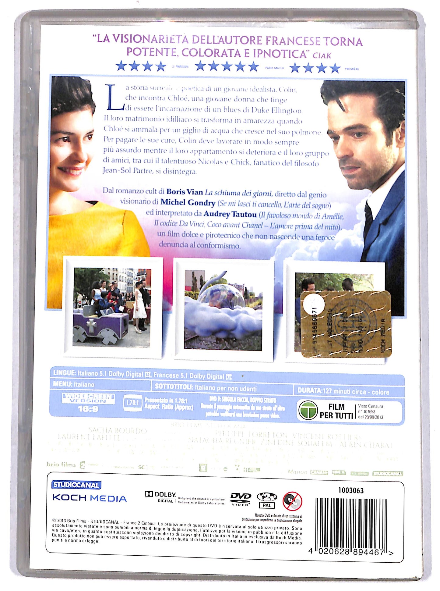EBOND mood indigo - la schiuma dei giorni DVD D668120