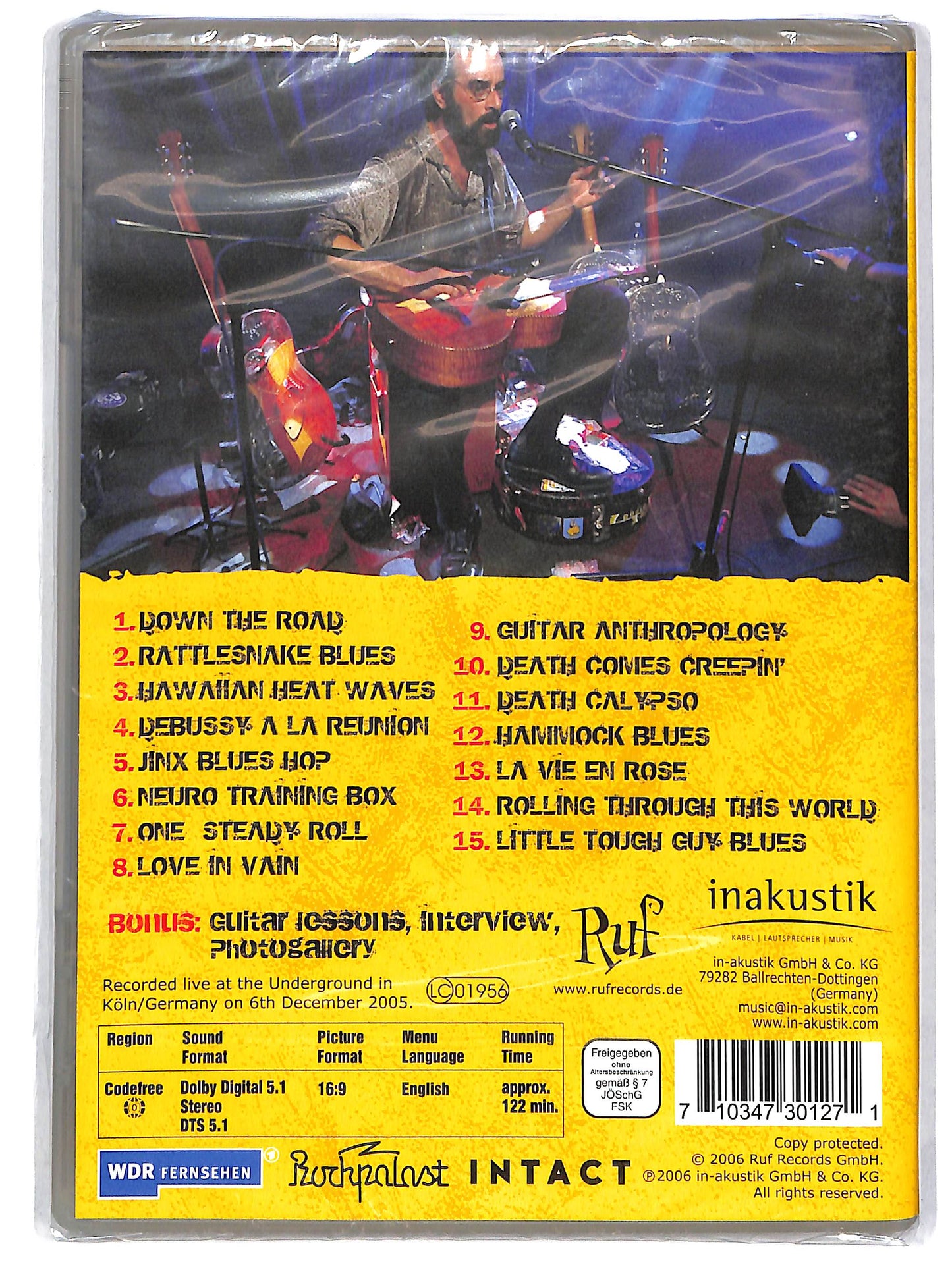 EBOND Bob Brozman - Live In Germany DVD D668224