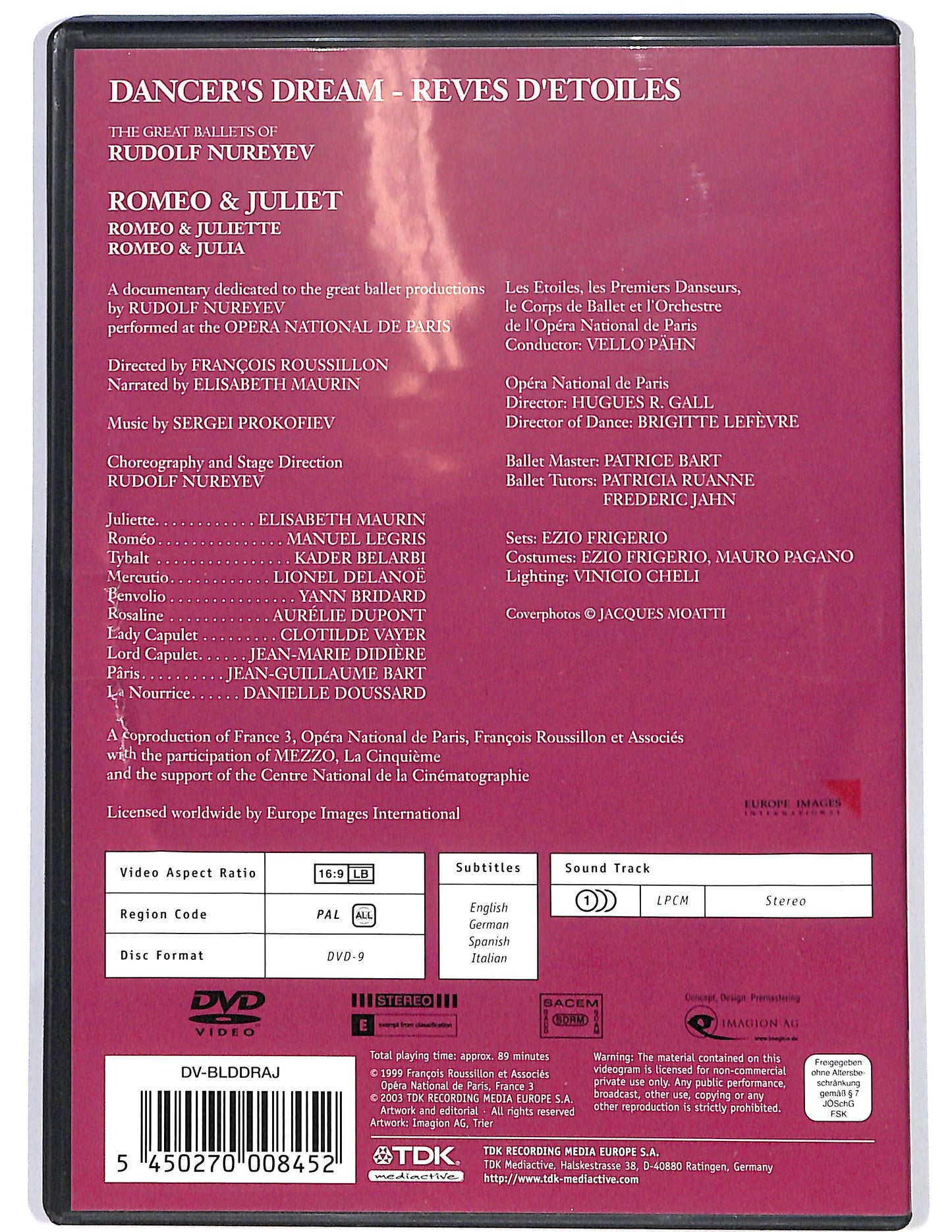 EBOND Dancer's dream Romeo e Juliet DVD D668448