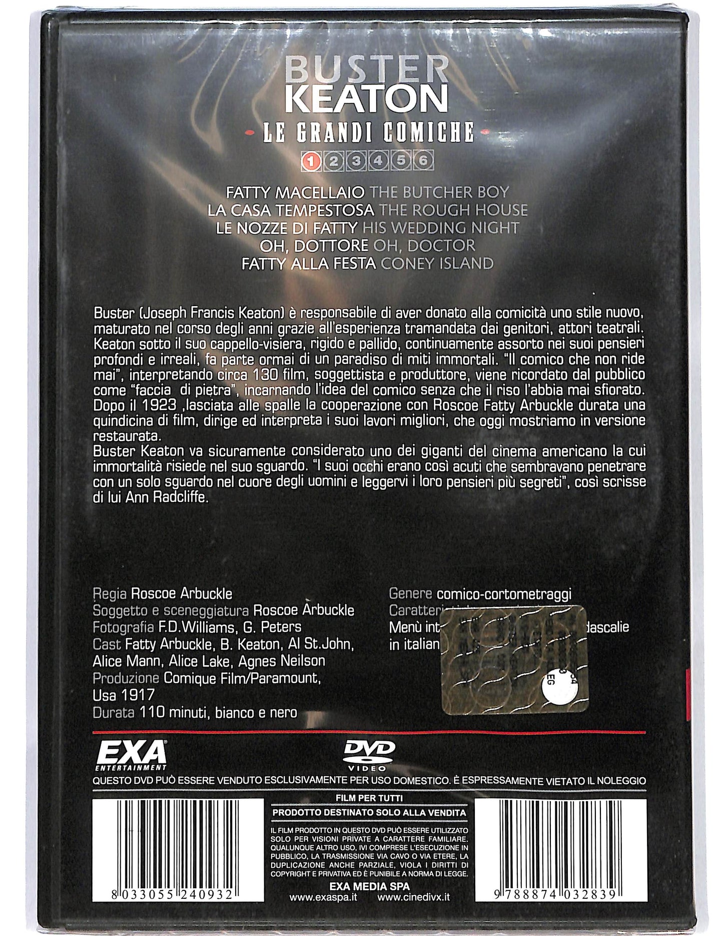 EBOND Le grandi comiche di Bister Keaton vol.1 EDITORIALE DVD D668537