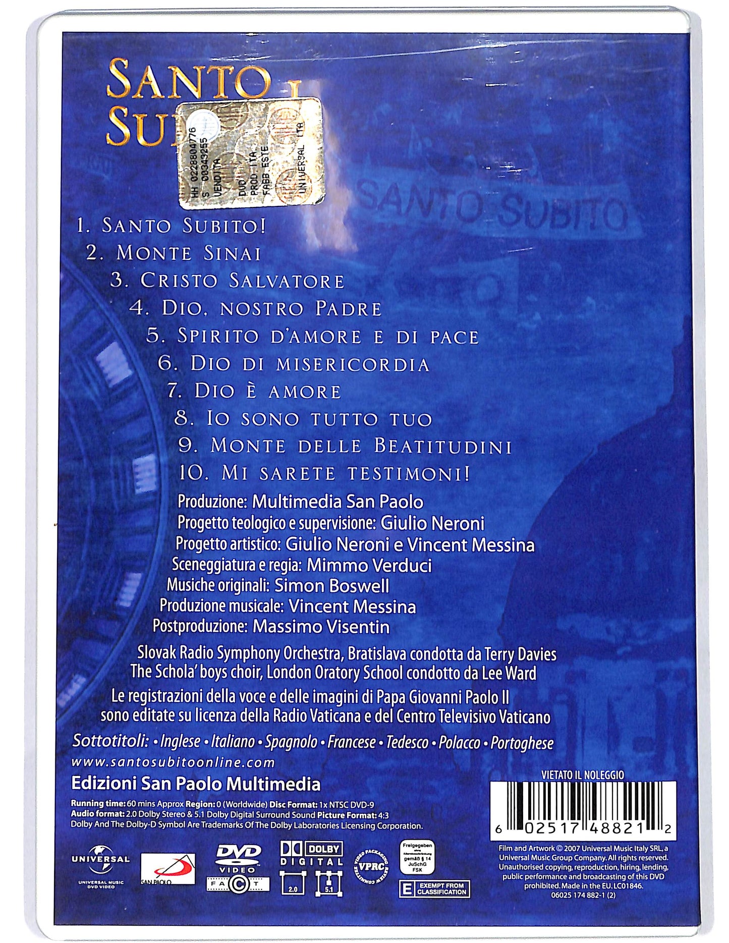 EBOND Santo subito! DVD D668540