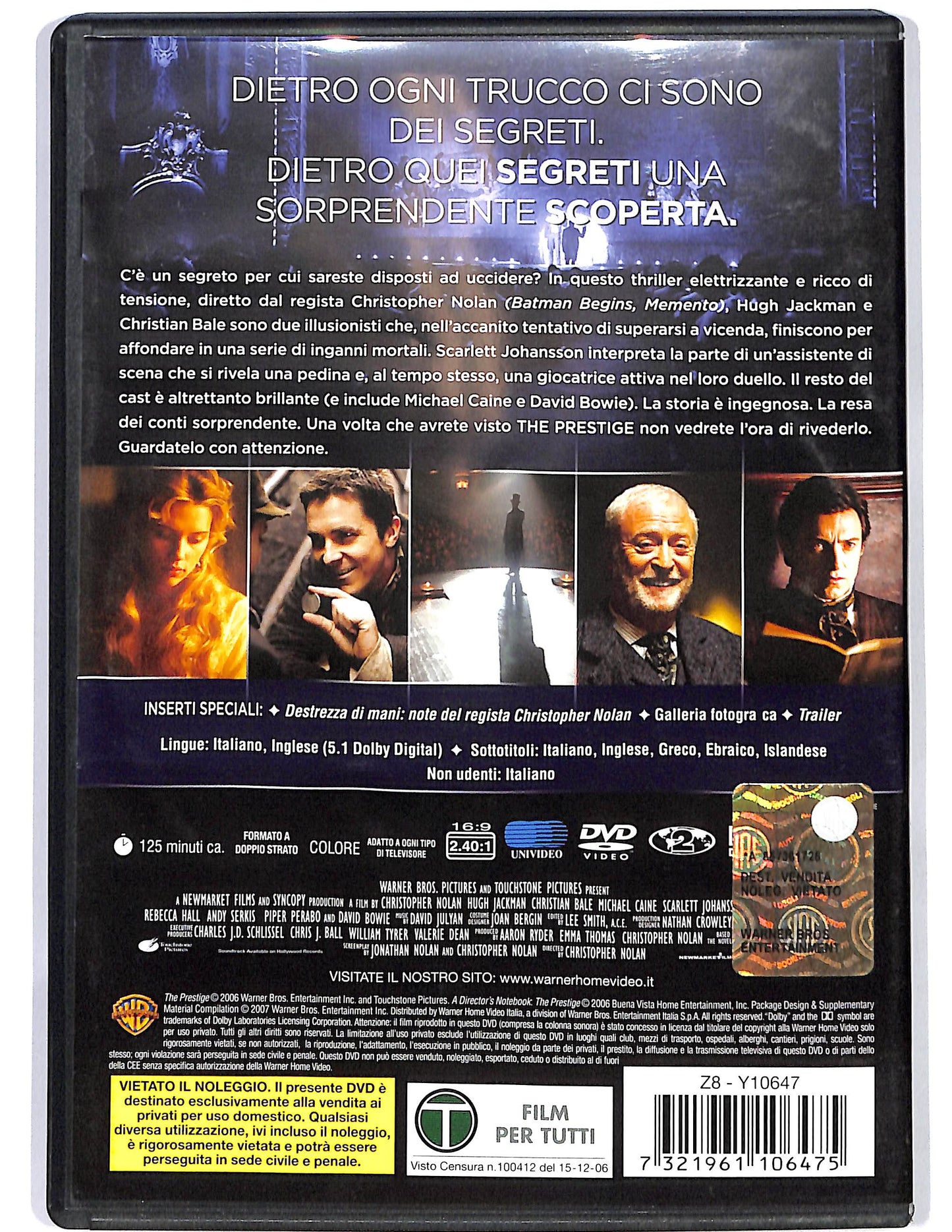 EBOND The Prestige DVD D668546