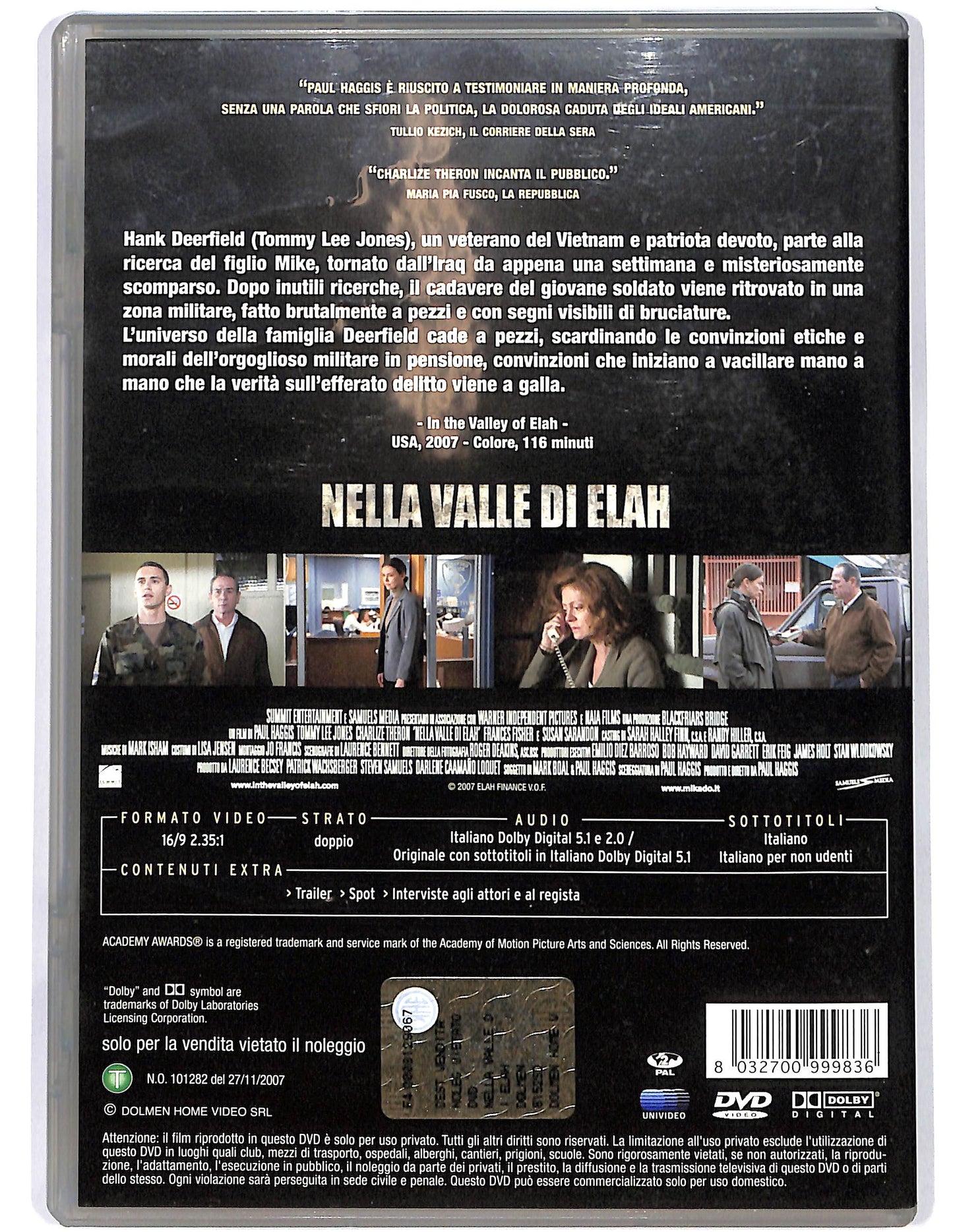 EBOND Nella Valle di Elah DVD D668558
