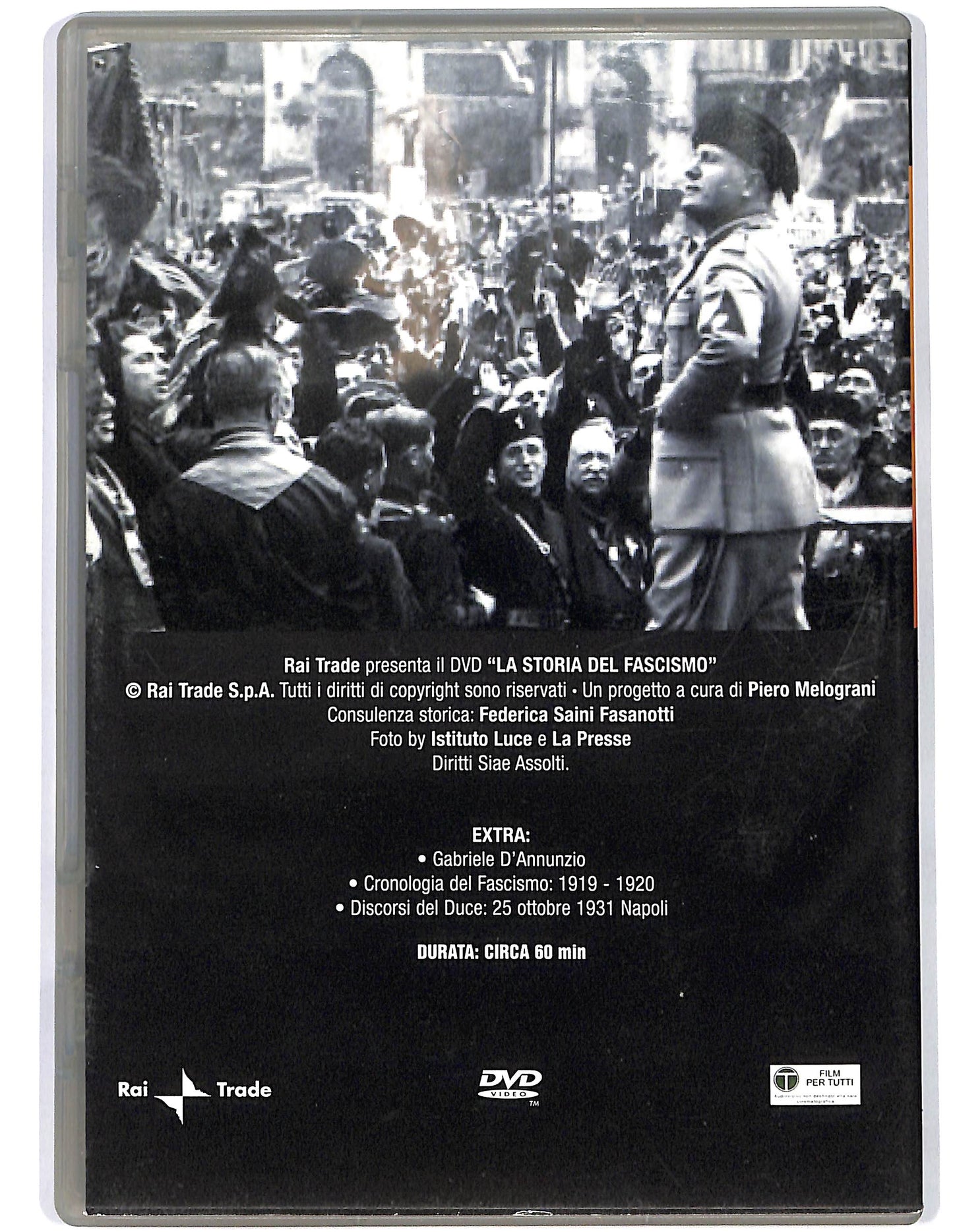 EBOND I primi passi di Mussolini al governo vol.1 EDITORIALE DVD D668620