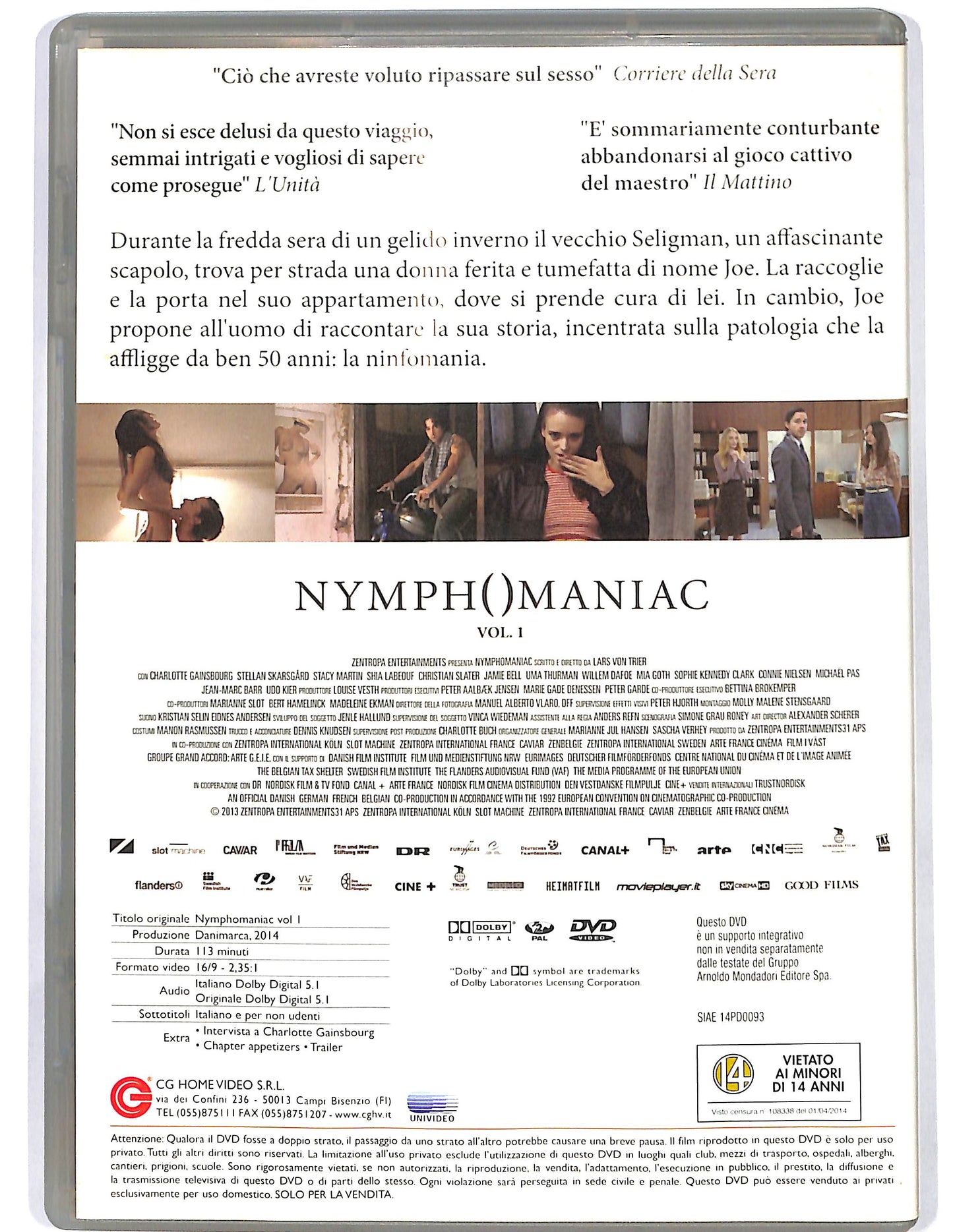 EBOND Nymphomaniac EDITORIALE DVD D668623