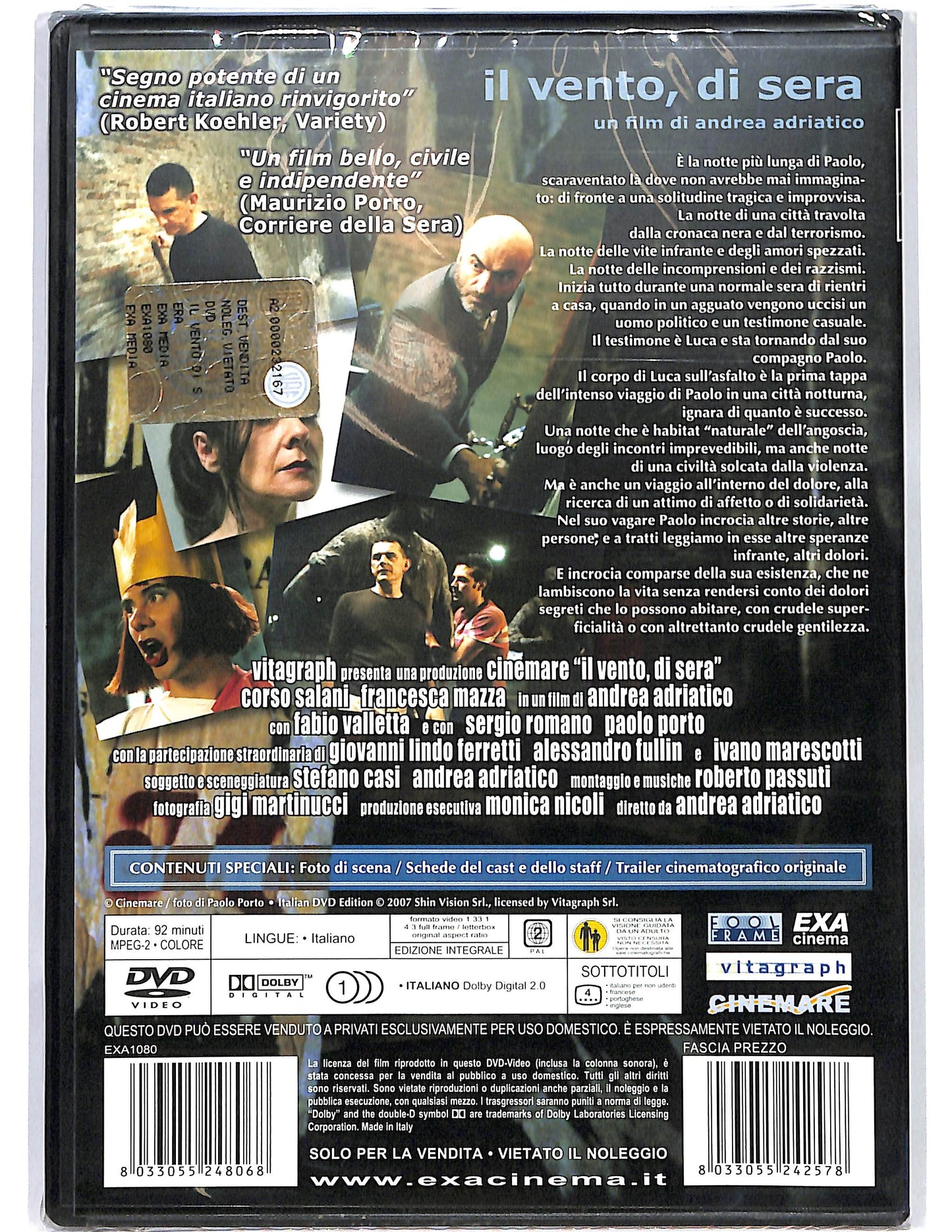 EBOND Il vento, di sera EDITORIALE DVD D668630