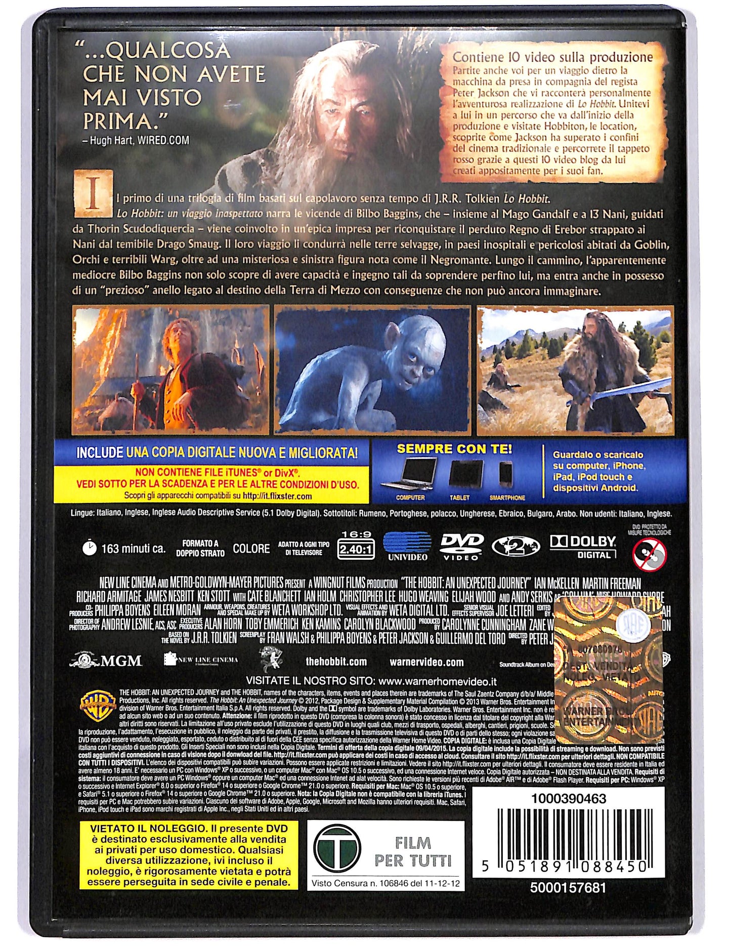 EBOND Lo Hobbit Un viaggio inaspettato EDIZIONE SPECIALE 2 dischi DVD D668701