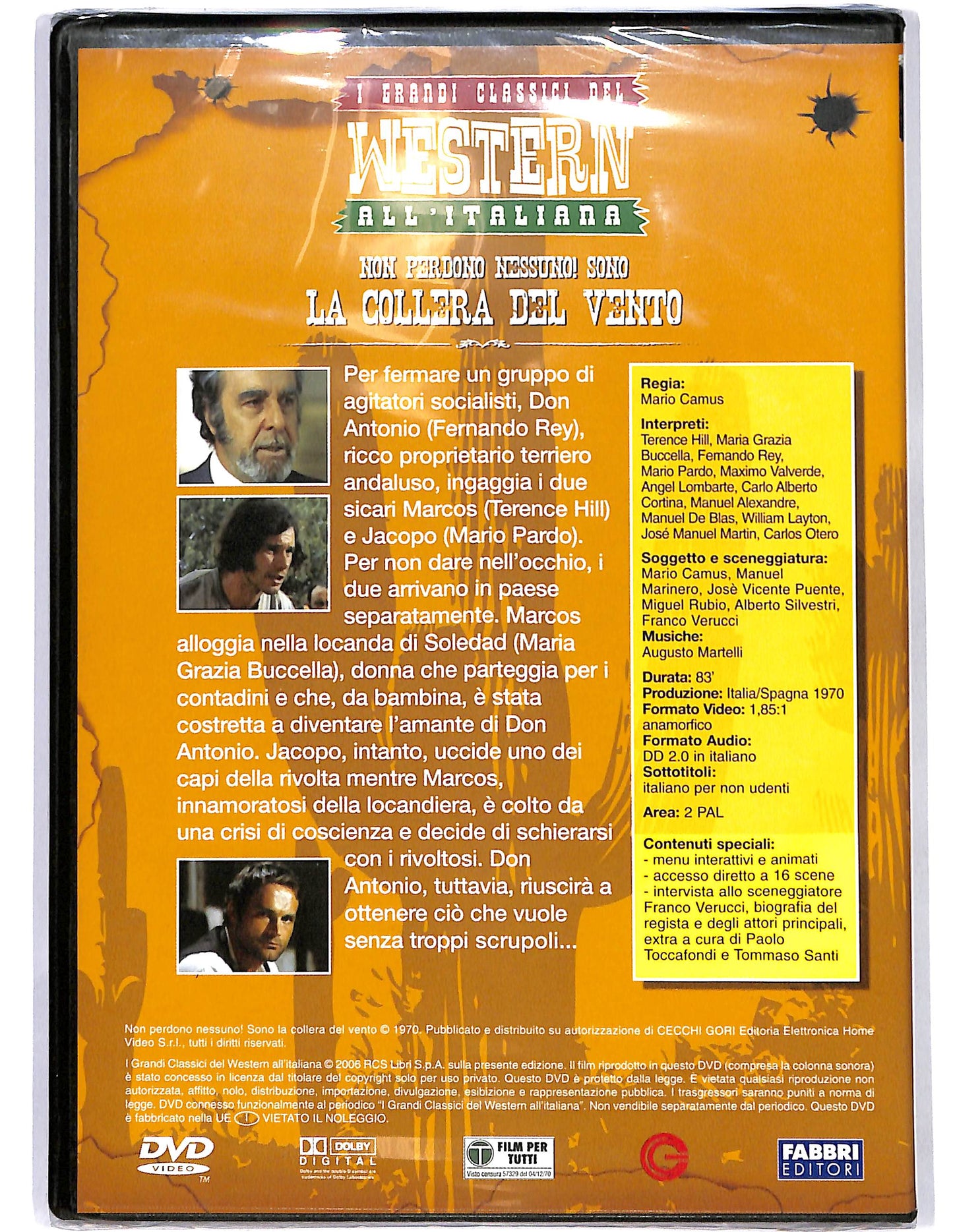 EBOND La collera del vento EDITORIALE DVD D668925