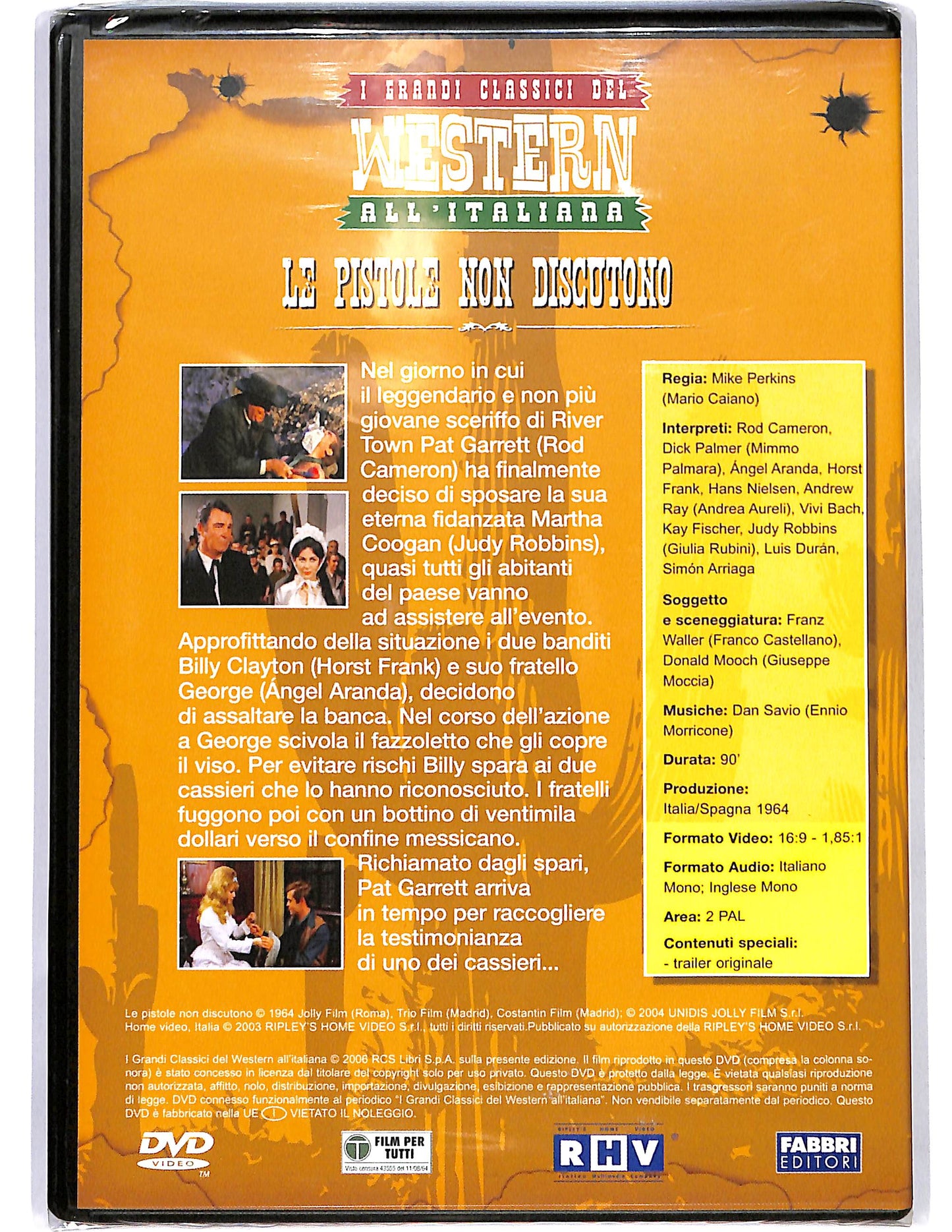 EBOND Le pistole non discutono EDITORIALE DVD D668929