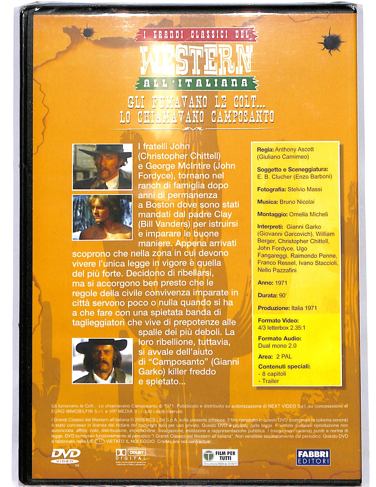 EBOND Gli fumavano le Colt lo chiamavano Camposanto EDITORIALE DVD D668938
