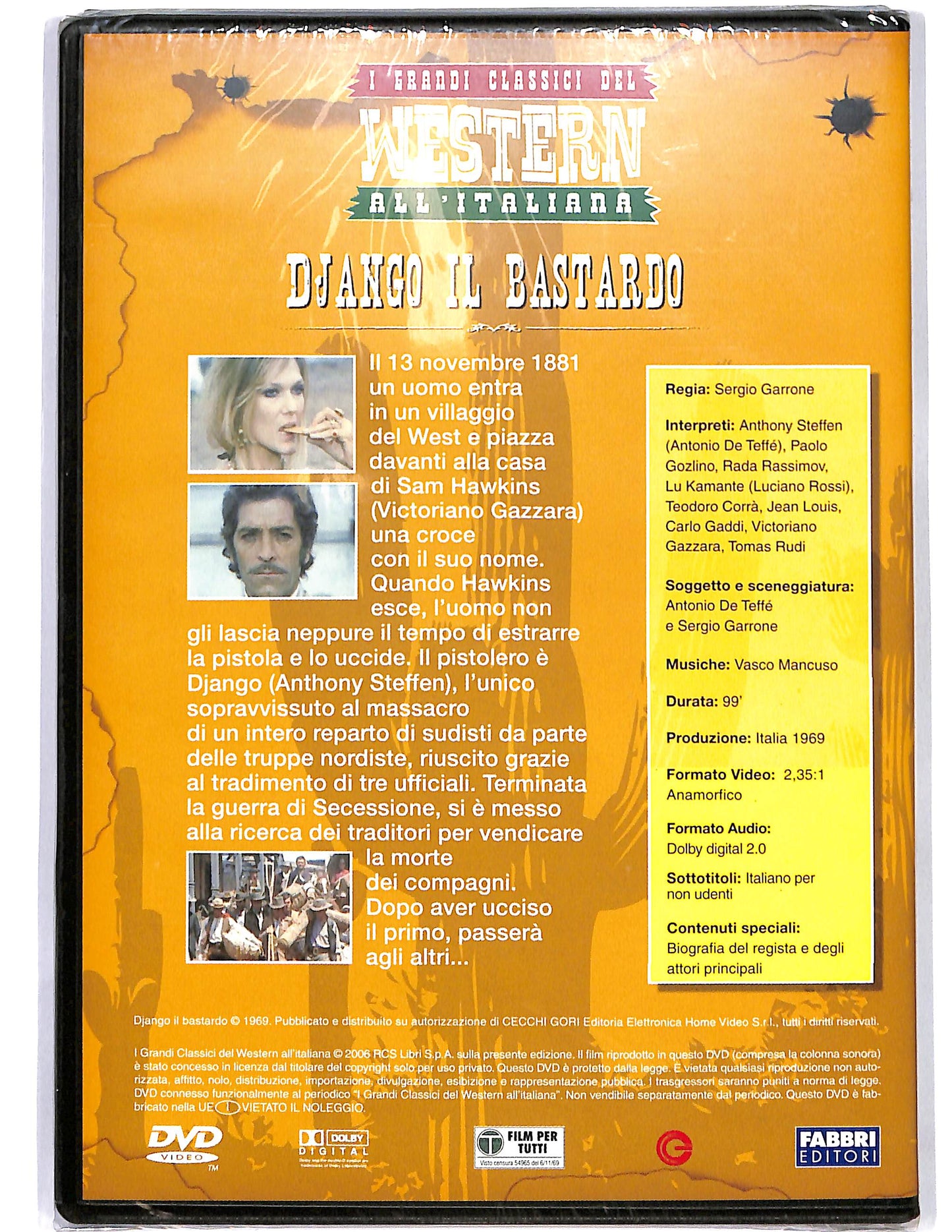EBOND Django il bastardo EDITORIALE DVD D668944