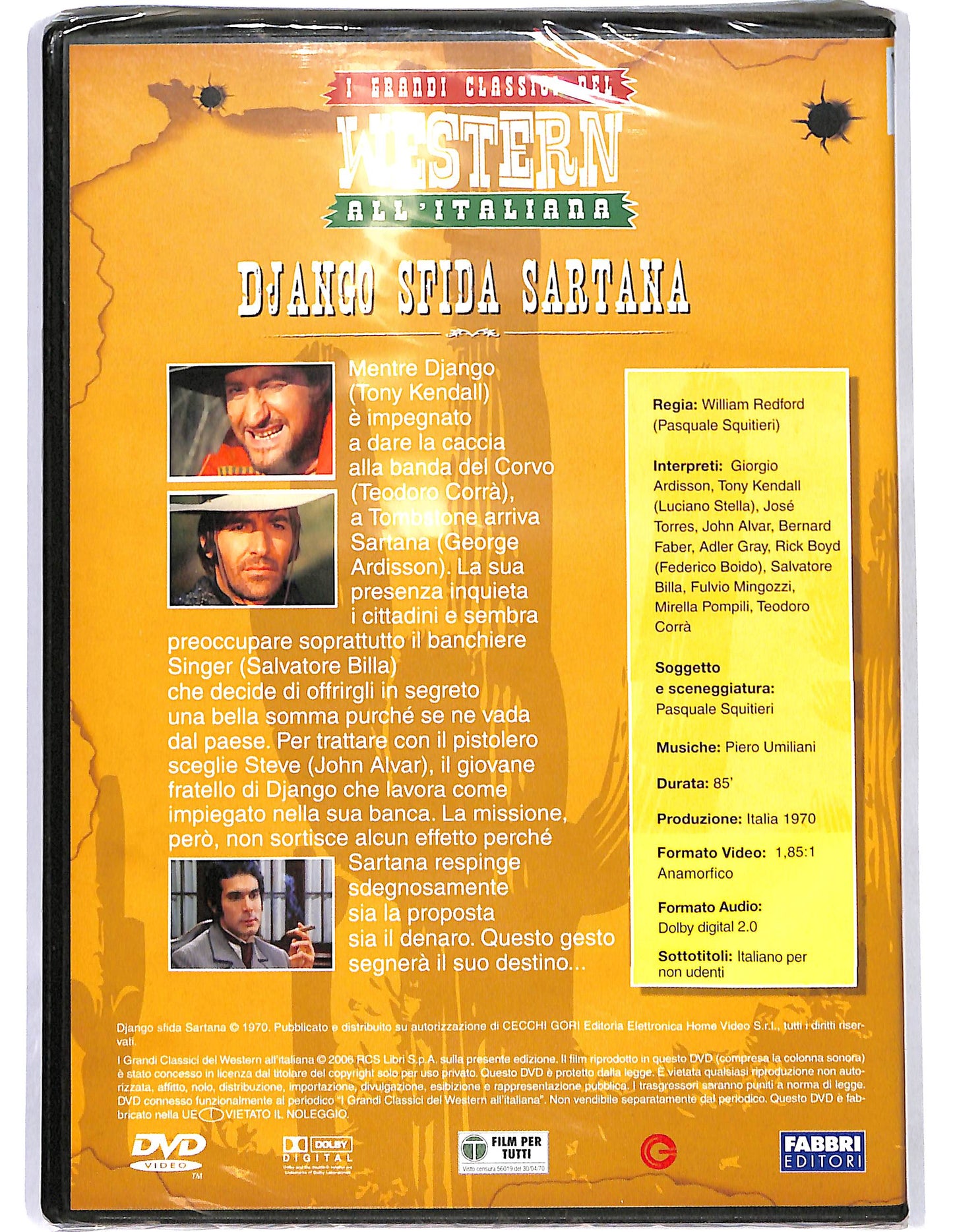 EBOND Django sfida Sartana EDITORIALE DVD D668947