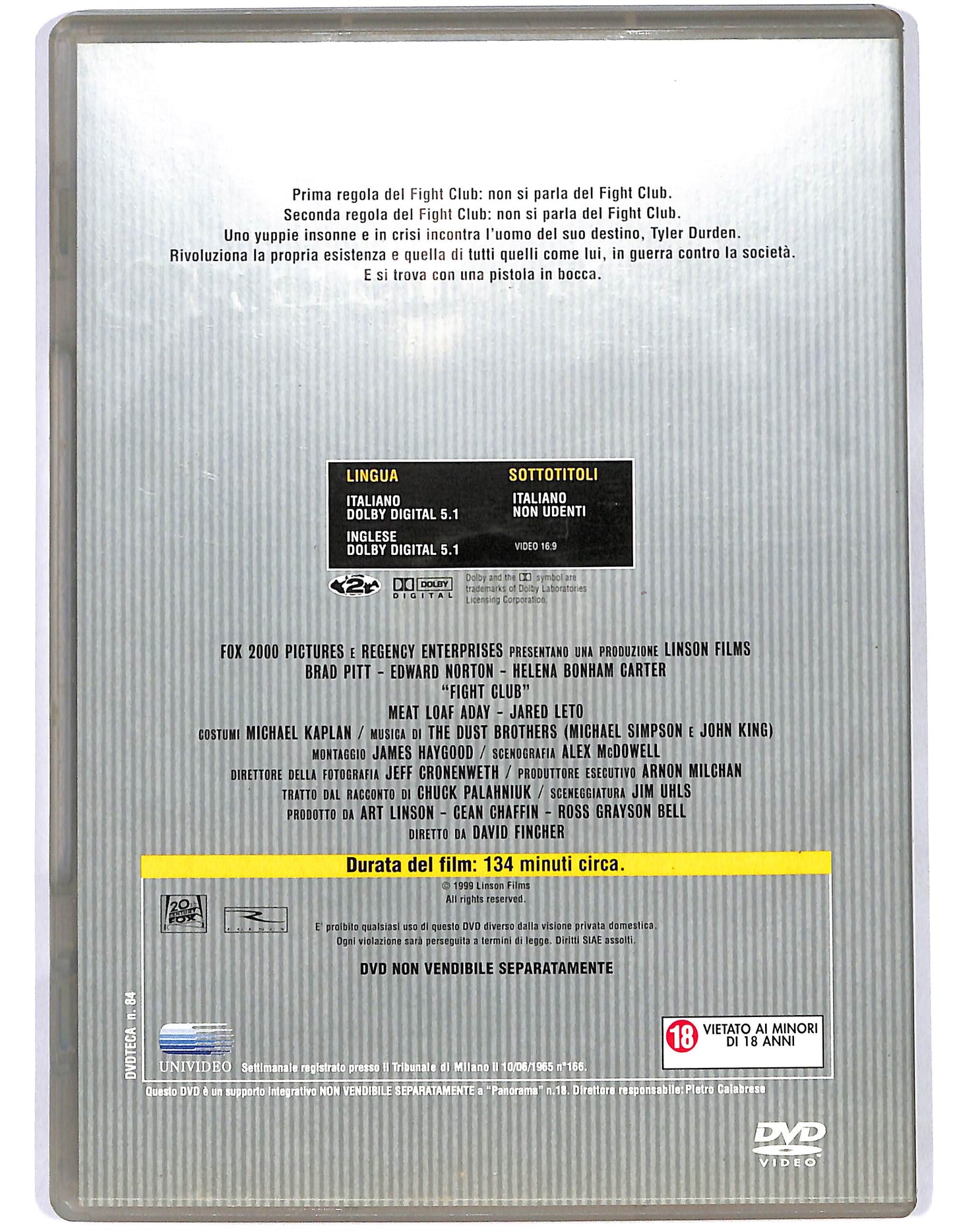 EBOND Fight Club EDITORIALE DVD D669010