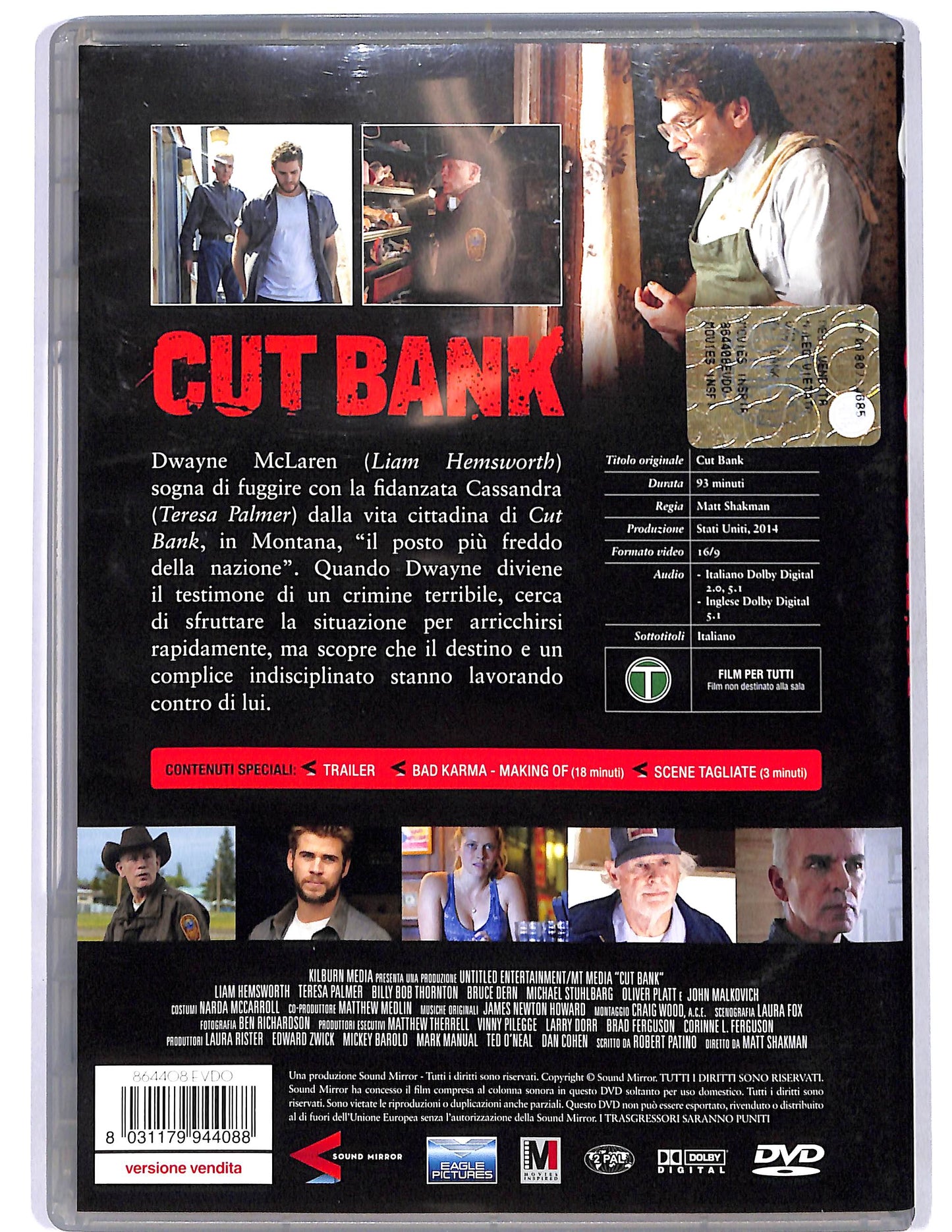 EBOND Cut Bank NOLEGGIO DVD D669156