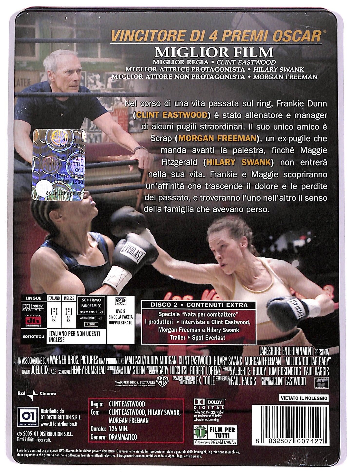 EBOND Million Dollar Baby STEELBOOK DVD D669217