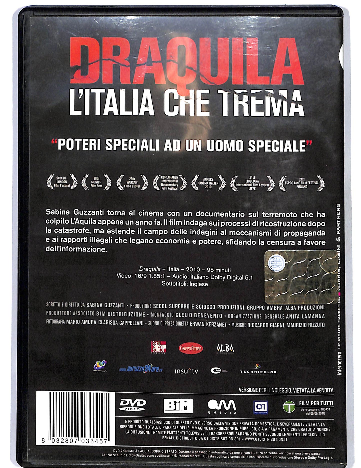 EBOND Draquila l'Italia che trema NOLEGGIO DVD D669414