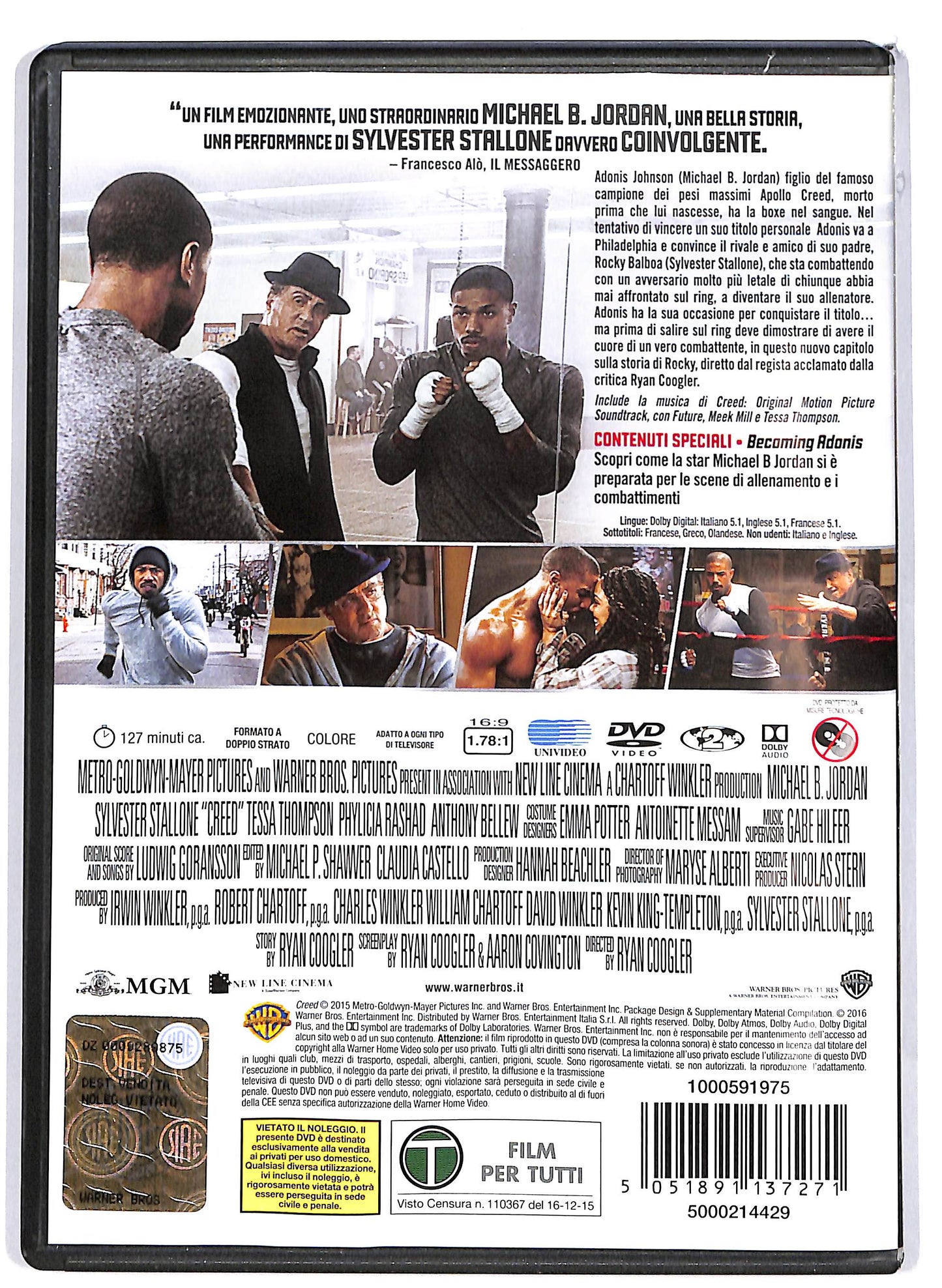 EBOND Creed Nato Per Combattere DVD D669512
