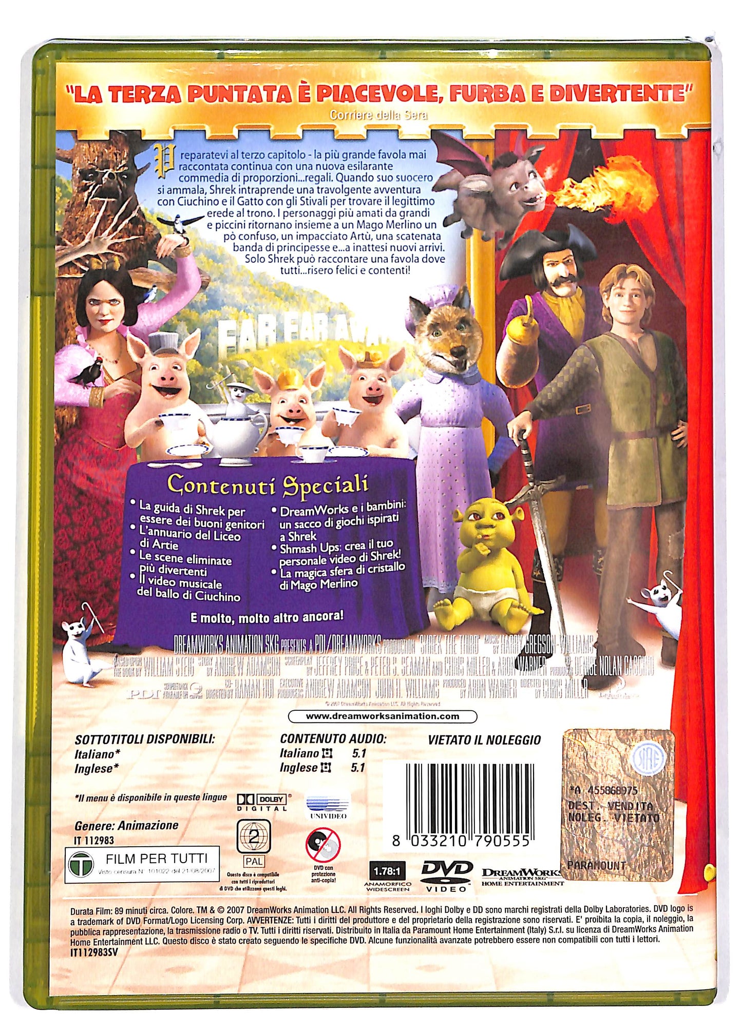 EBOND Shrek terzo DVD D669525