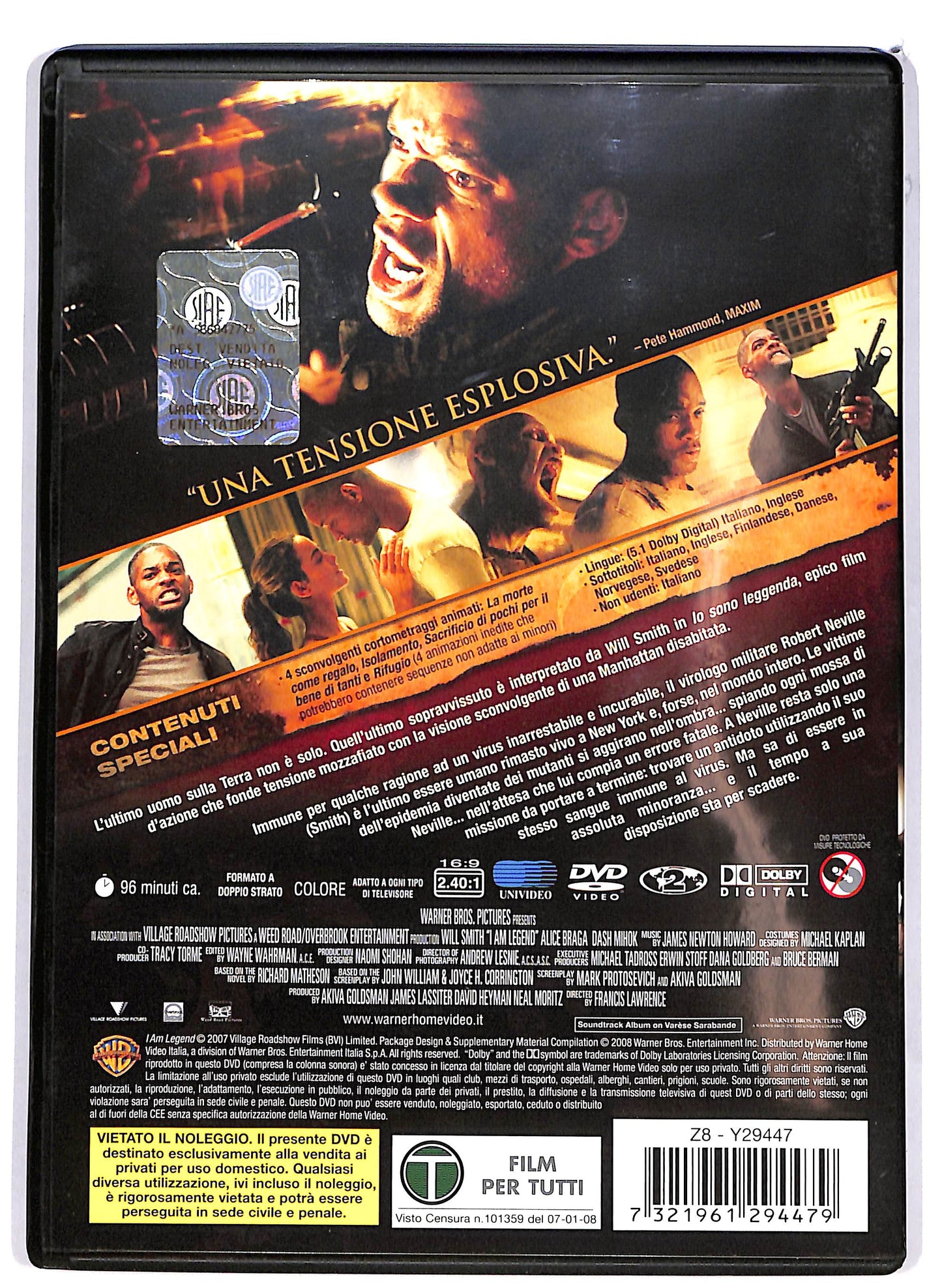 EBOND Io Sono Leggenda - edizione disco singolo DVD D669553