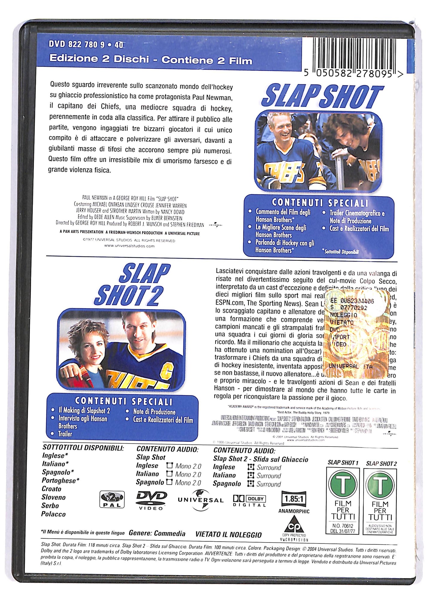 EBOND Slap Shot - Slap Shot 2 - Edizione 2 dischi DVD D669562