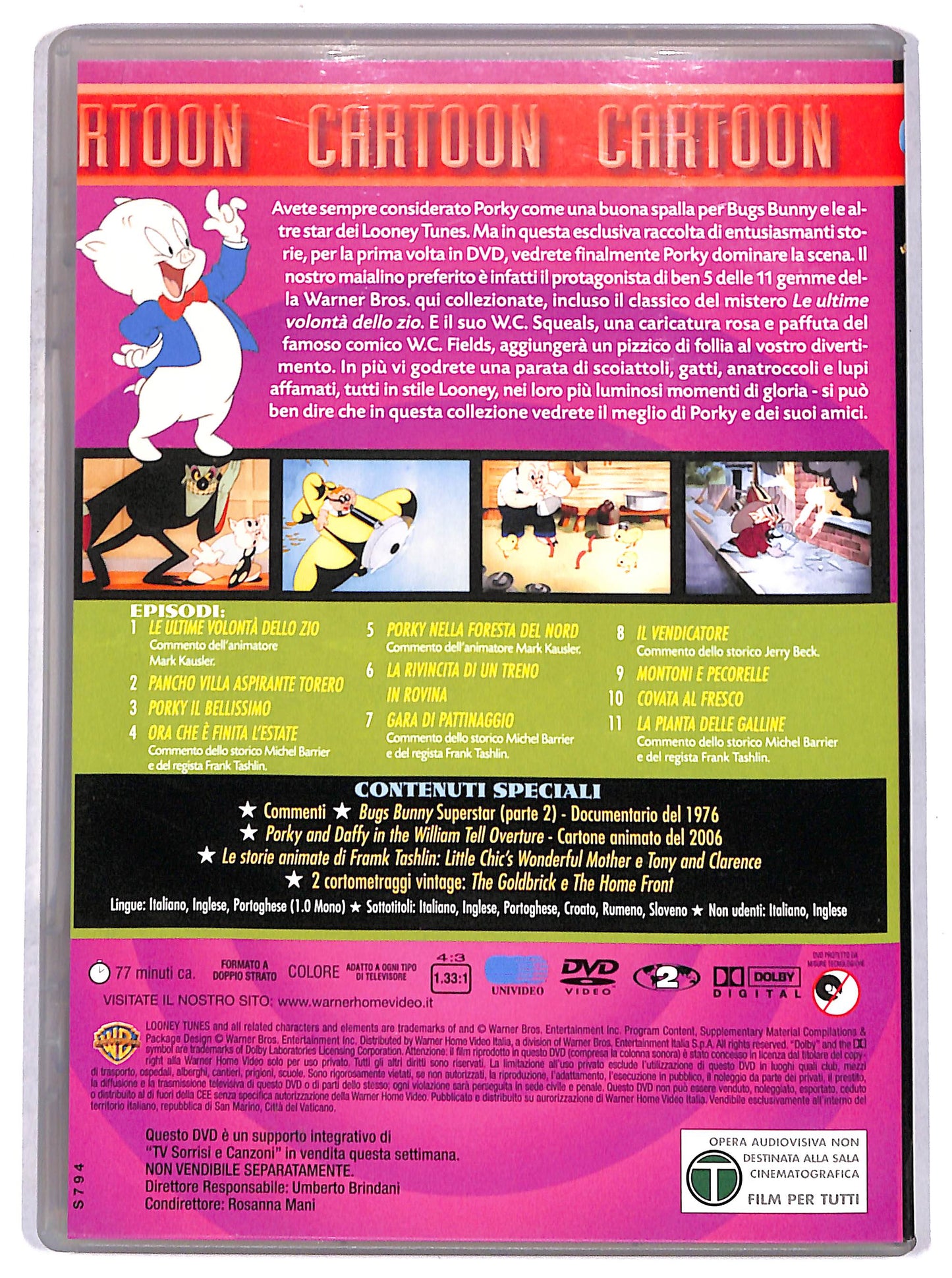 EBOND LOONEY TUNES PORKY PIG E AMICI EDITORIALE DVD D669720