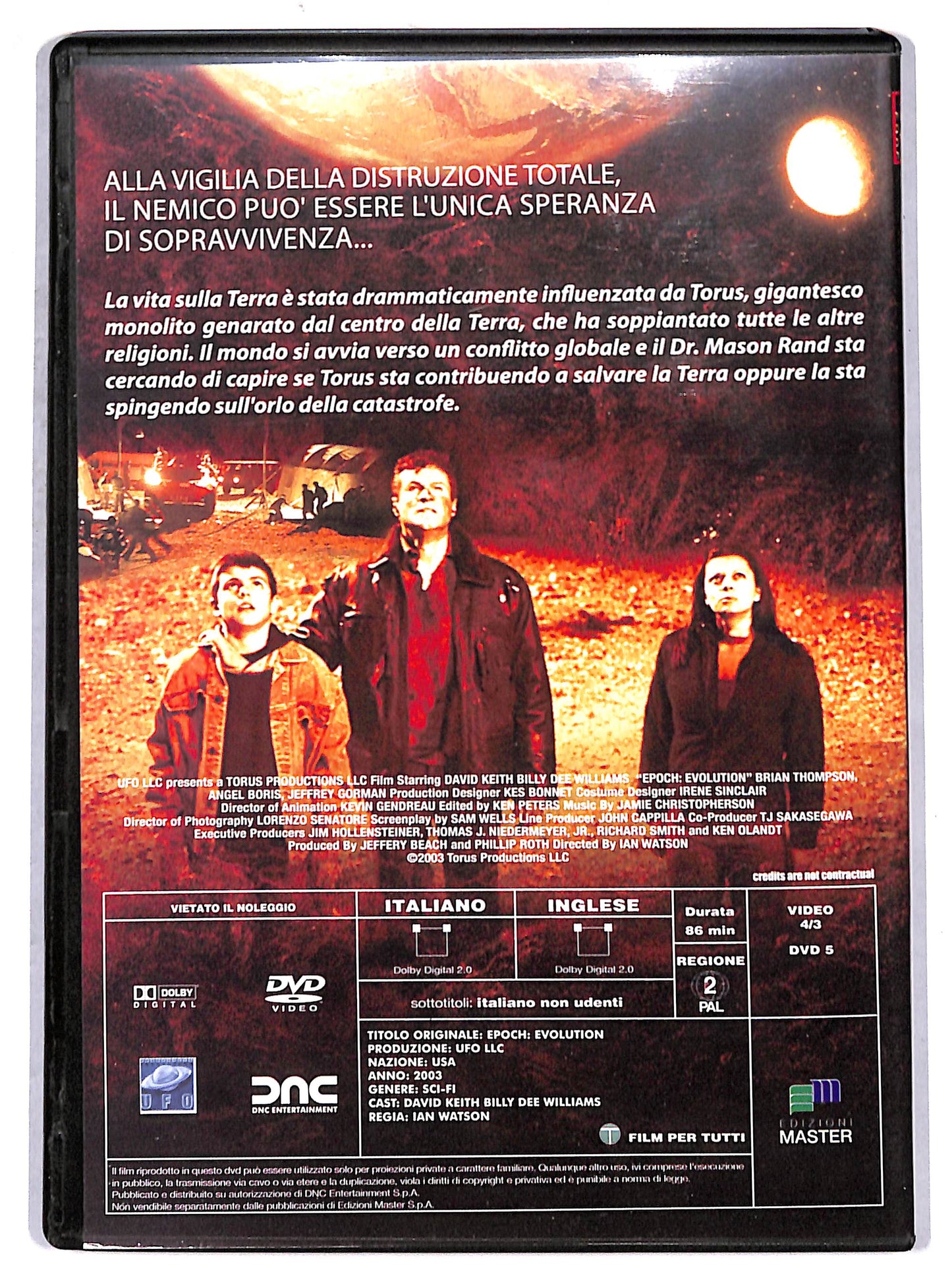 EBOND Epoch Evolution EDITORIALE DVD D669734