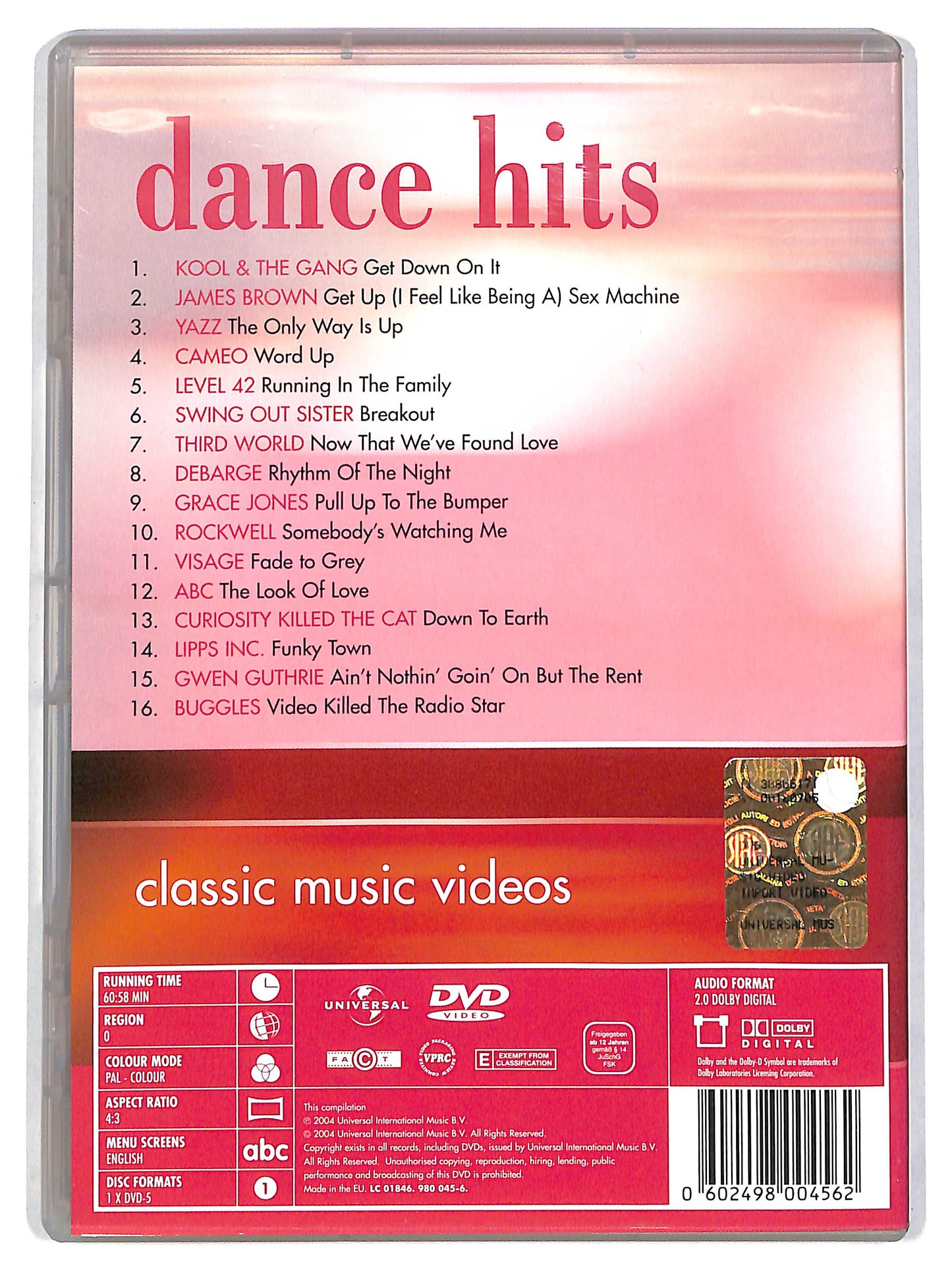EBOND Various – Dance Hits DVD D669829