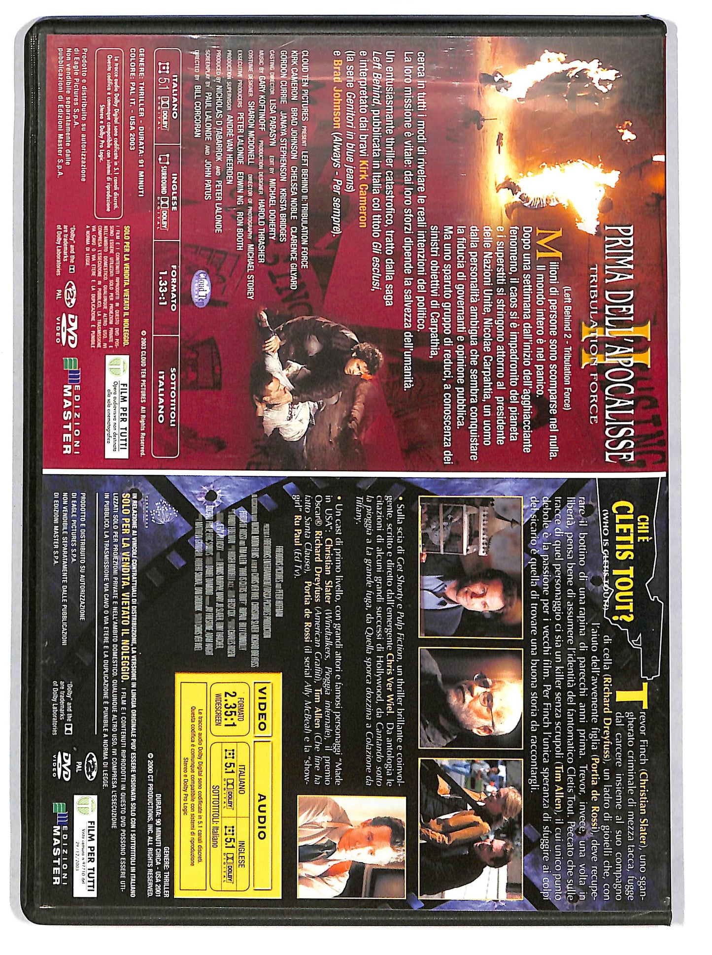 EBOND Prima dell'Apocalisse II-Chi e Cletis Tout?(2Film) EDITORIALE DVD D669832