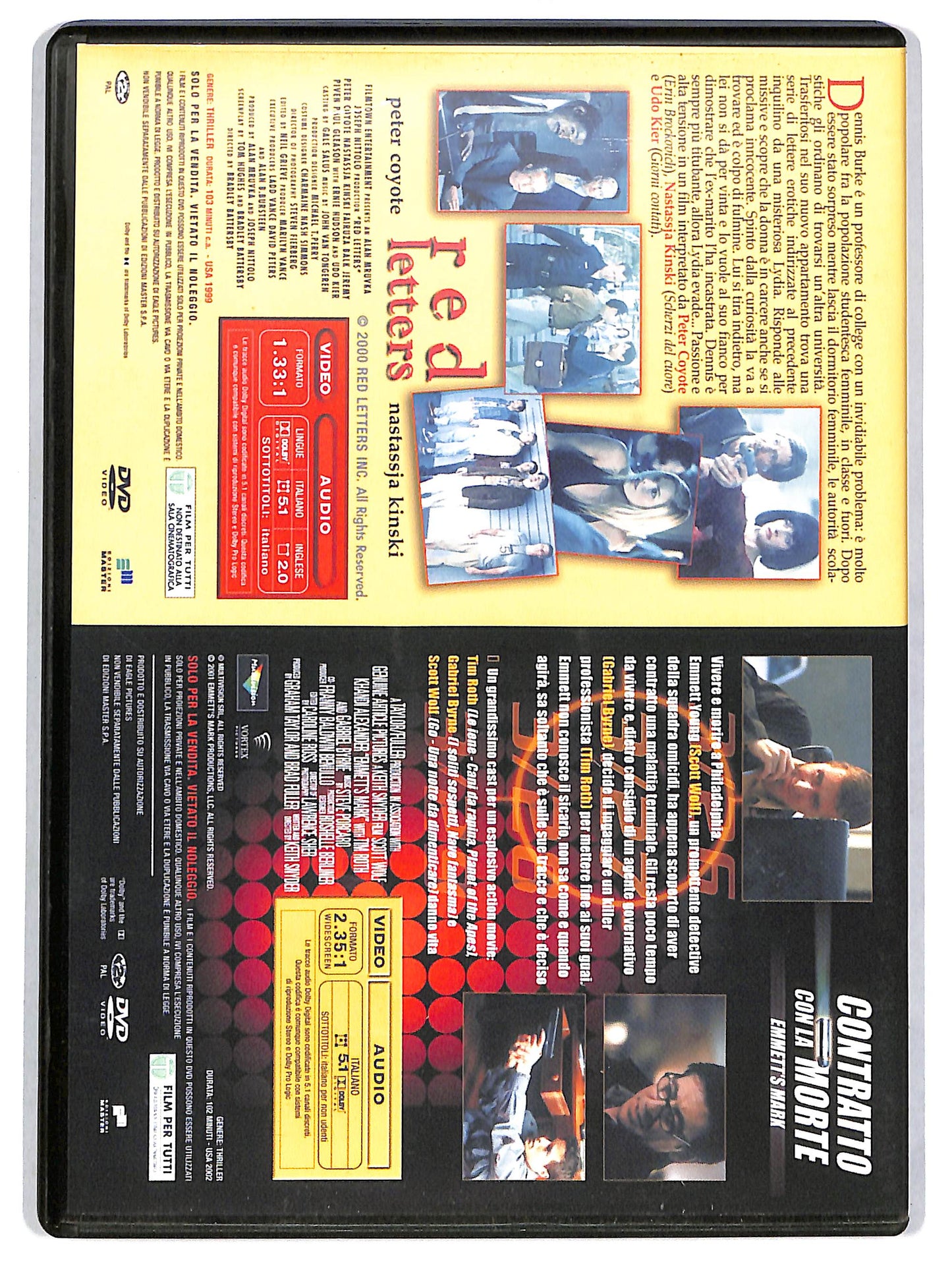 EBOND Red Letters - Contratto con la morte (2Film) EDITORIALE DVD D669833