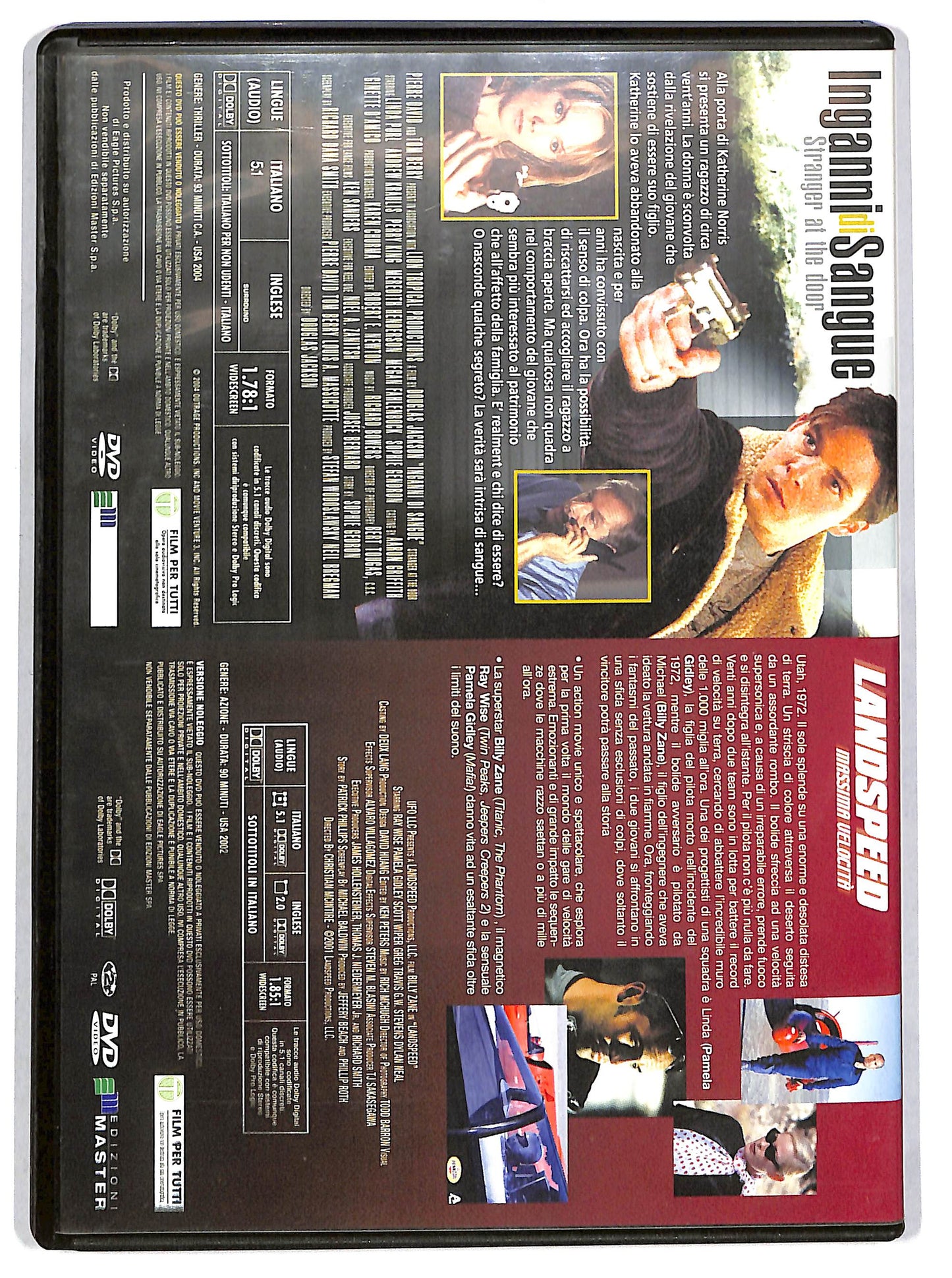 EBOND Inganni di sangue - Landspeed (2Film) EDITORIALE DVD D669836