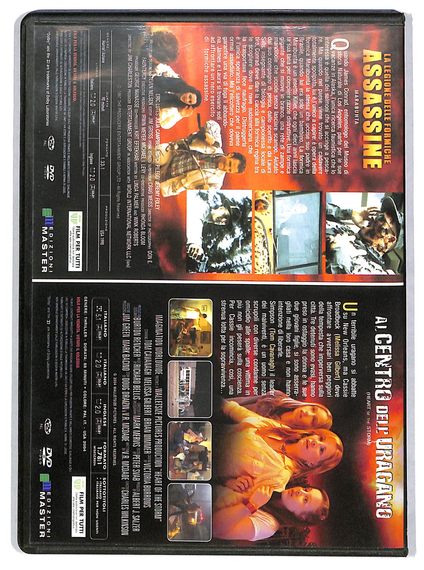EBOND Al centro dell'uragano - Assassine (2Film) EDITORIALE DVD D669838