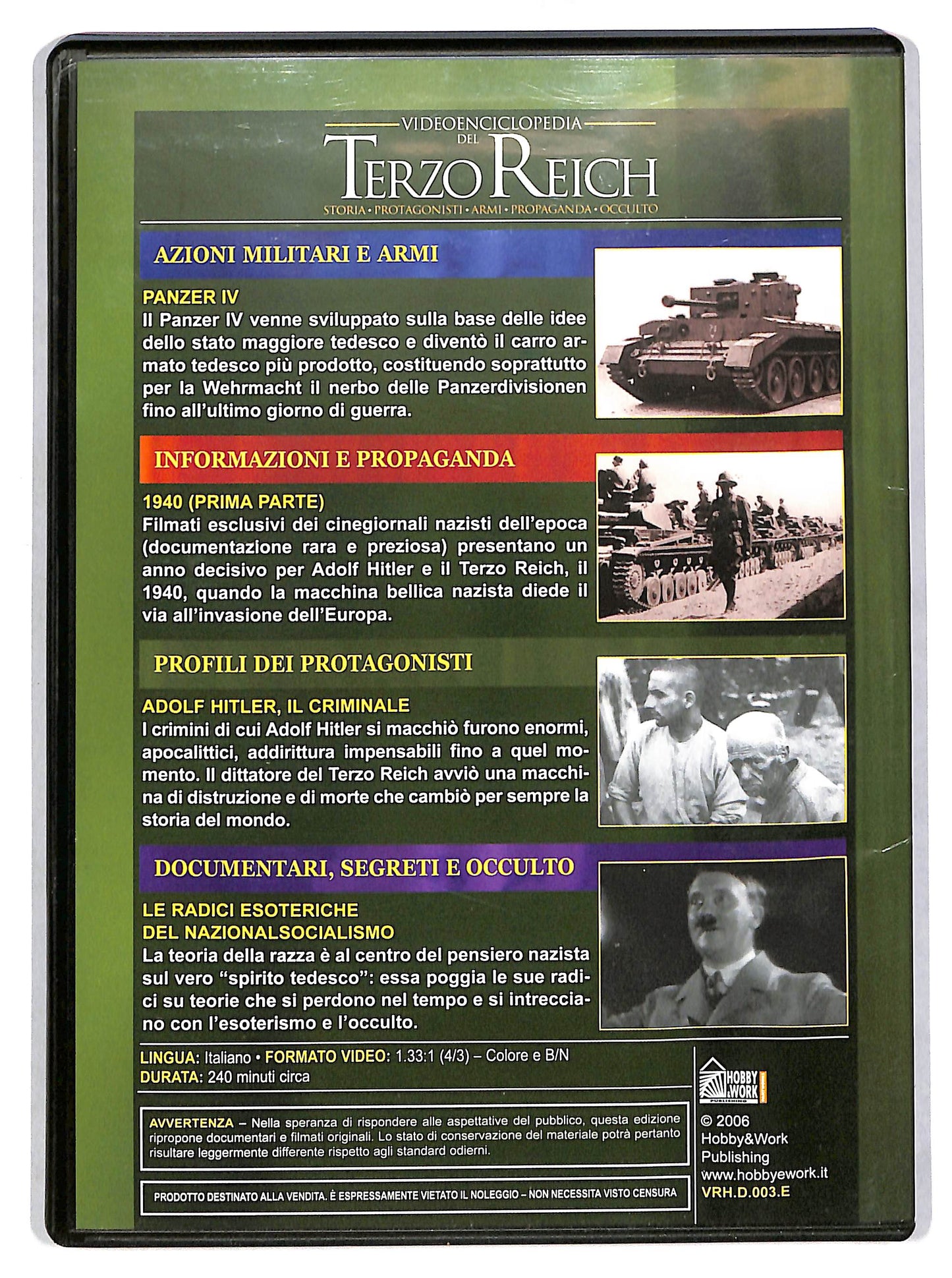 EBOND Videoenciclopedia del Terzo Reich Vol 3 EDITORIALE DVD D669848