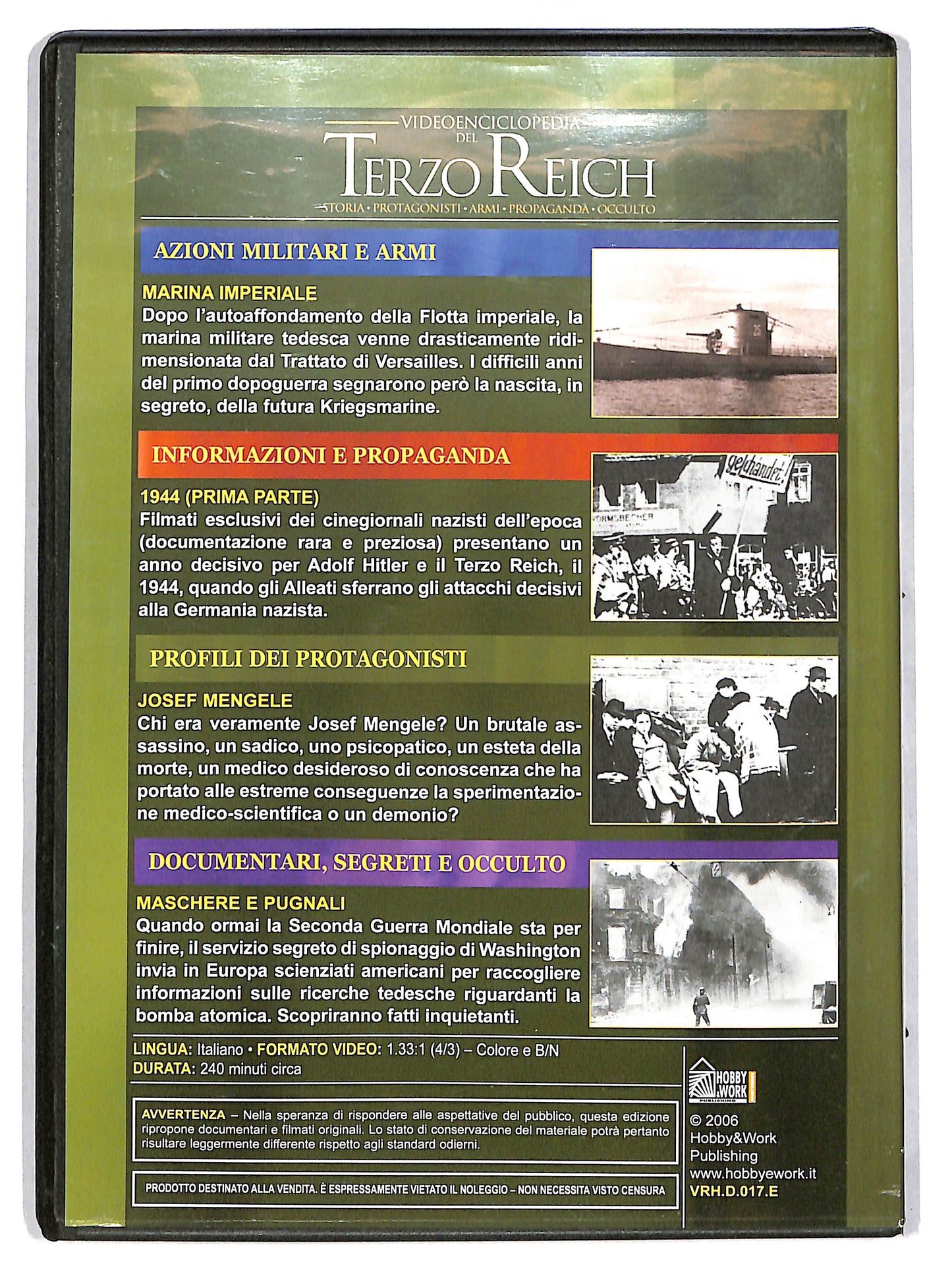 EBOND Videoenciclopedia del Terzo Reich Vol 17 EDITORIALE DVD D669853