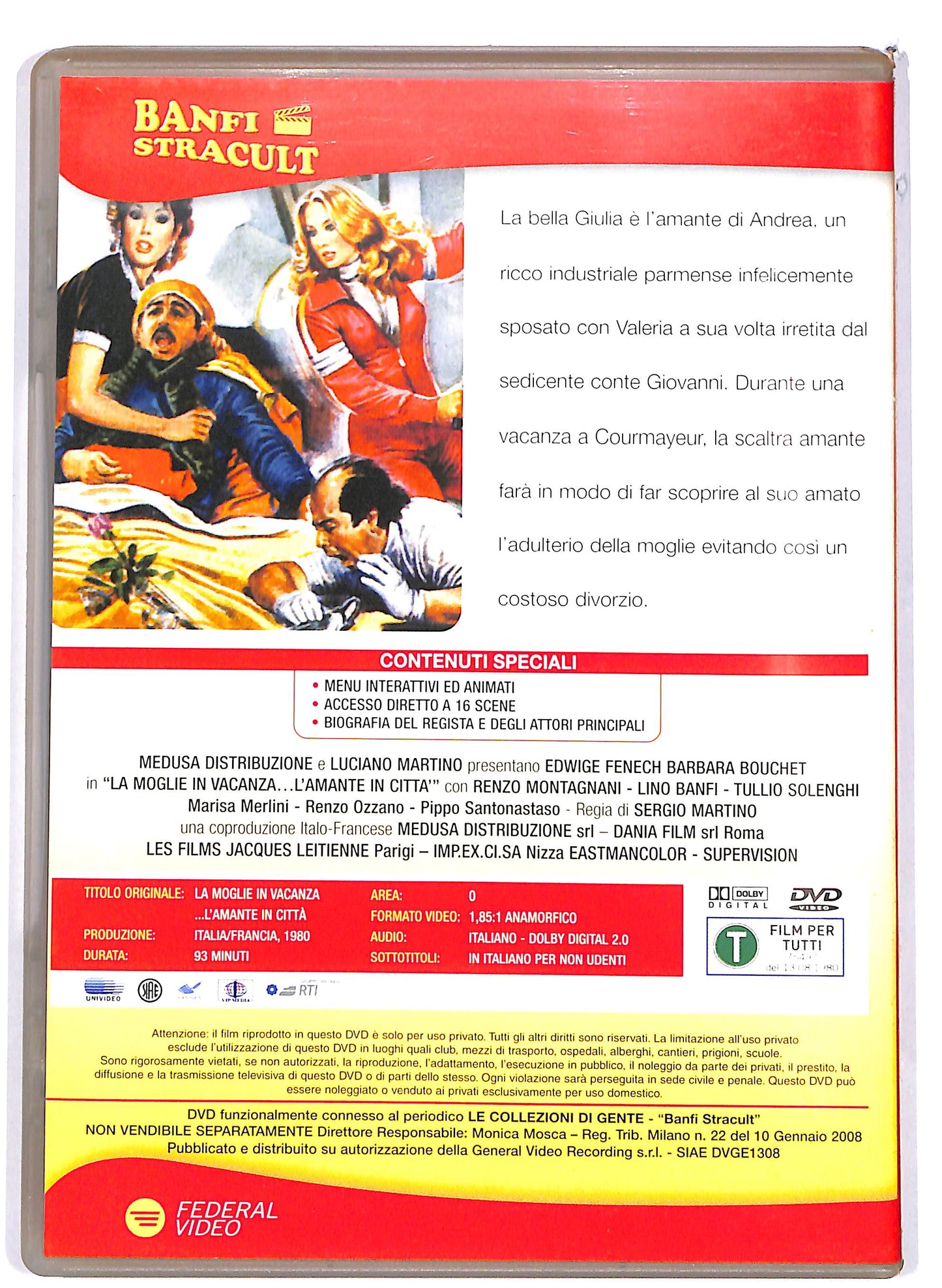 EBOND La moglie in vacanza... l'amante in citta EDITORIALE DVD D669928