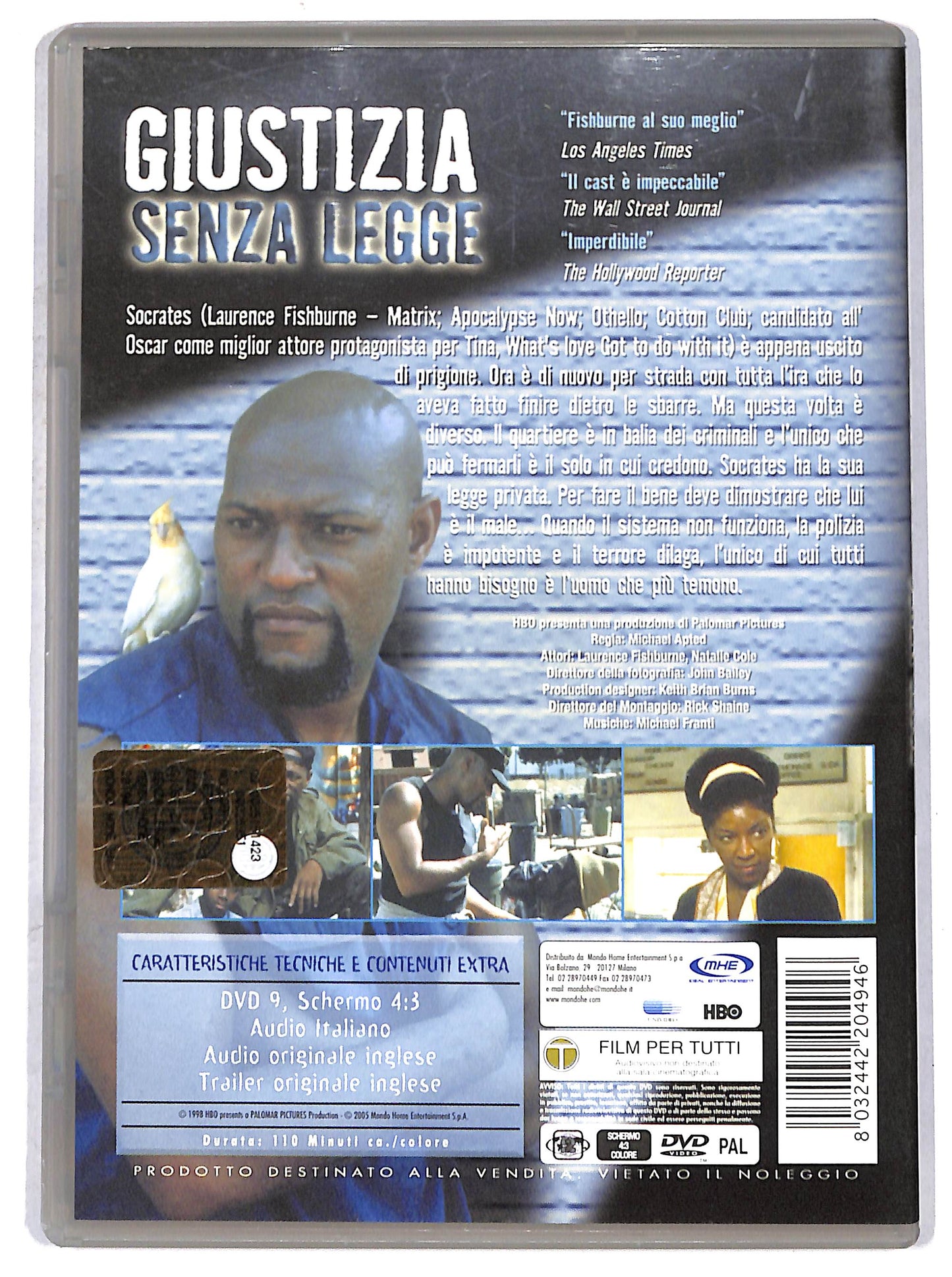 EBOND giustizia senza legge DVD D670025